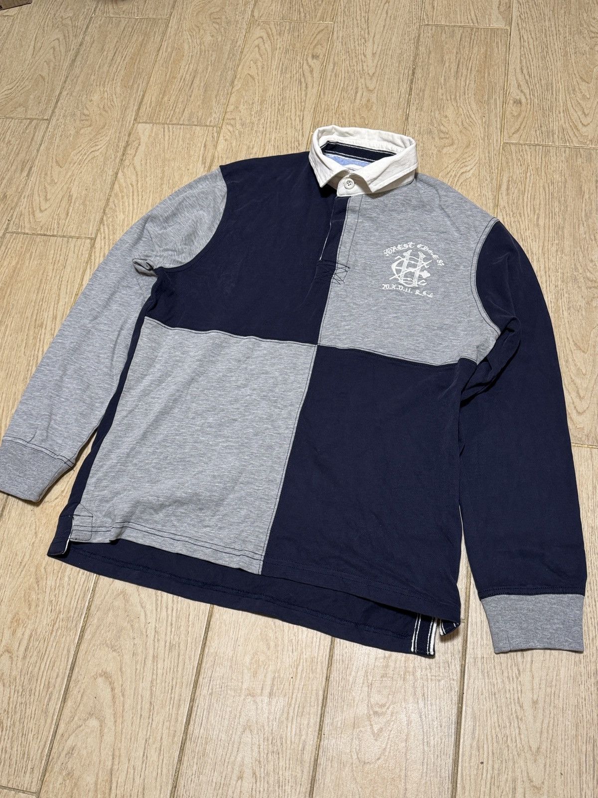 Designer × Japanese Brand Vintage Polo Ralph Lauren Style Distressed Rugby Sweatshirt Size US M / EU 48-50 / 2 - 3 Thumbnail