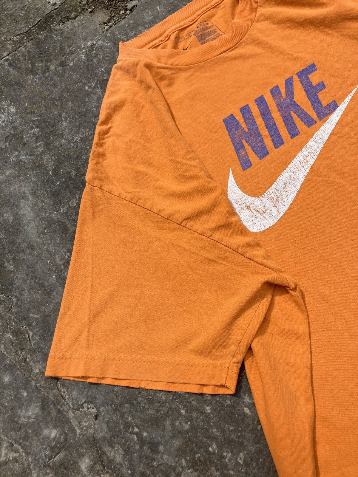 Nike × Vintage Y2K Nike Distressed Oversized Tee Size US XL / EU 56 / 4 - 4 Thumbnail