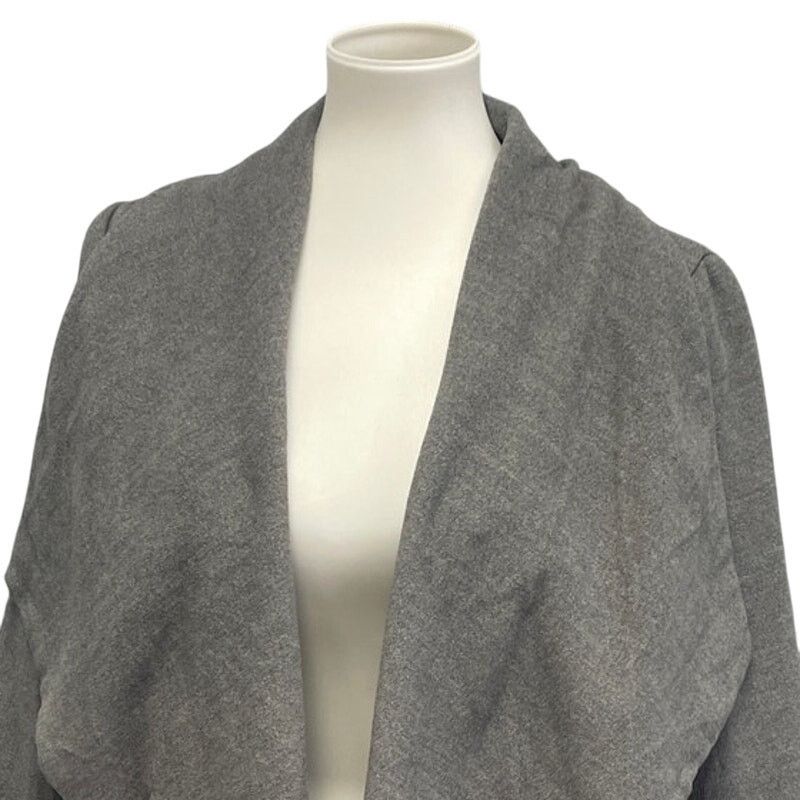 H&M H&M Divided Womens Size 8 Wool Blend Flowy Lapel Winter Coat Size M / US 6-8 / IT 42-44 - 2 Thumbnail