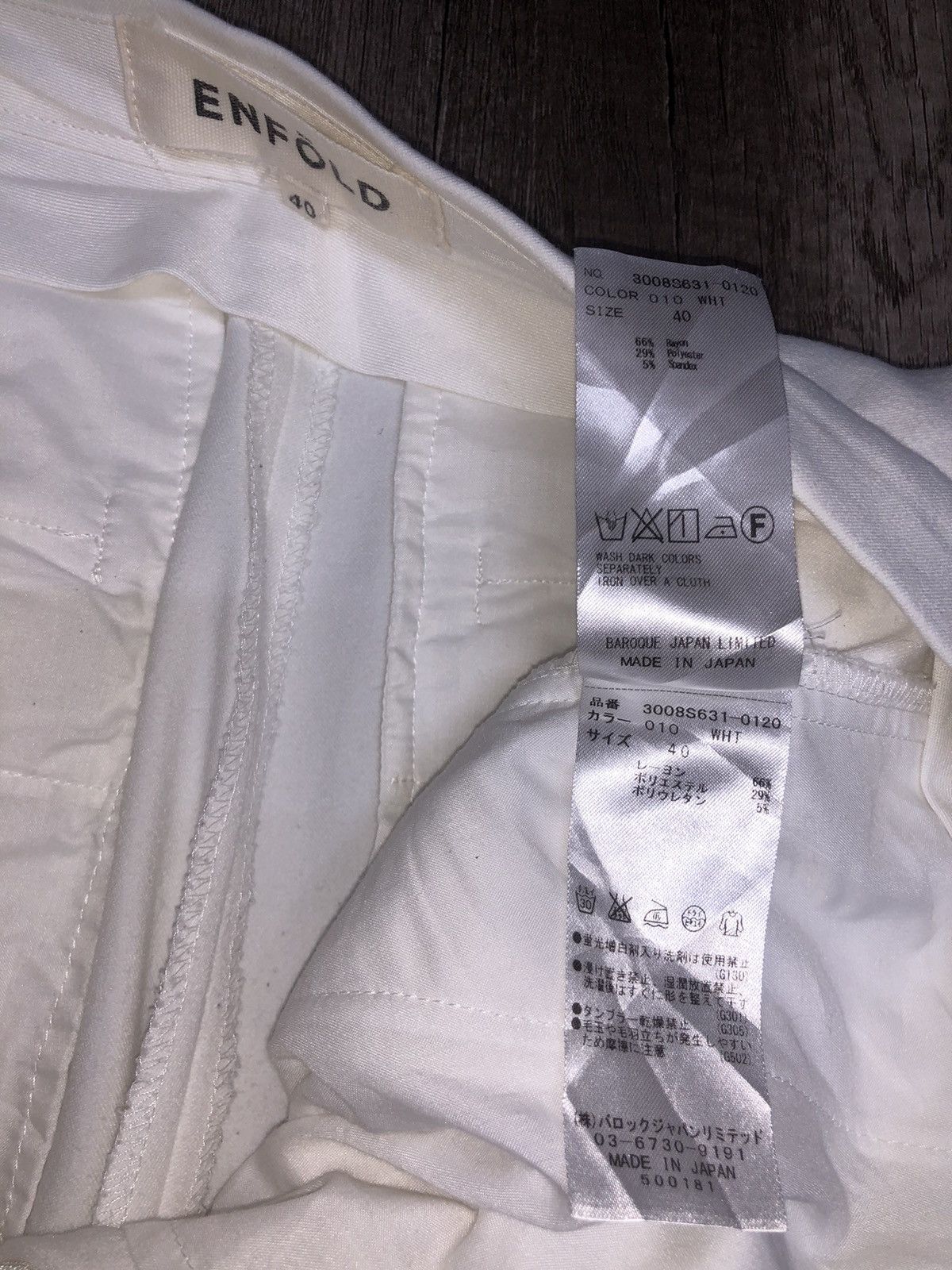 Designer × Japanese Brand ENFÖLD SMART CASUAL PANT Size 28" / US 6 / IT 42 - 24 Thumbnail