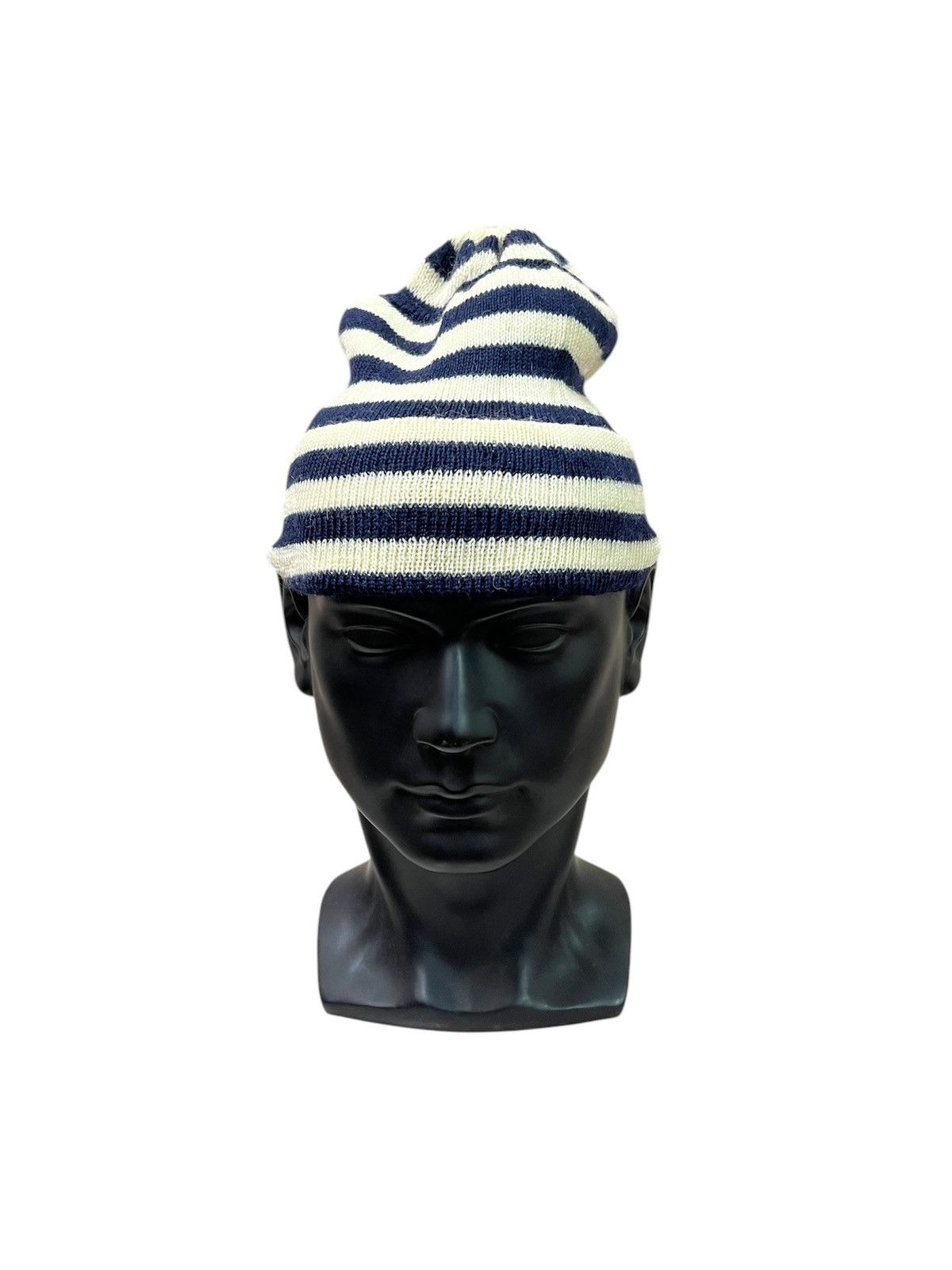 Vintage Dunlop Striped Design Beanie Hats