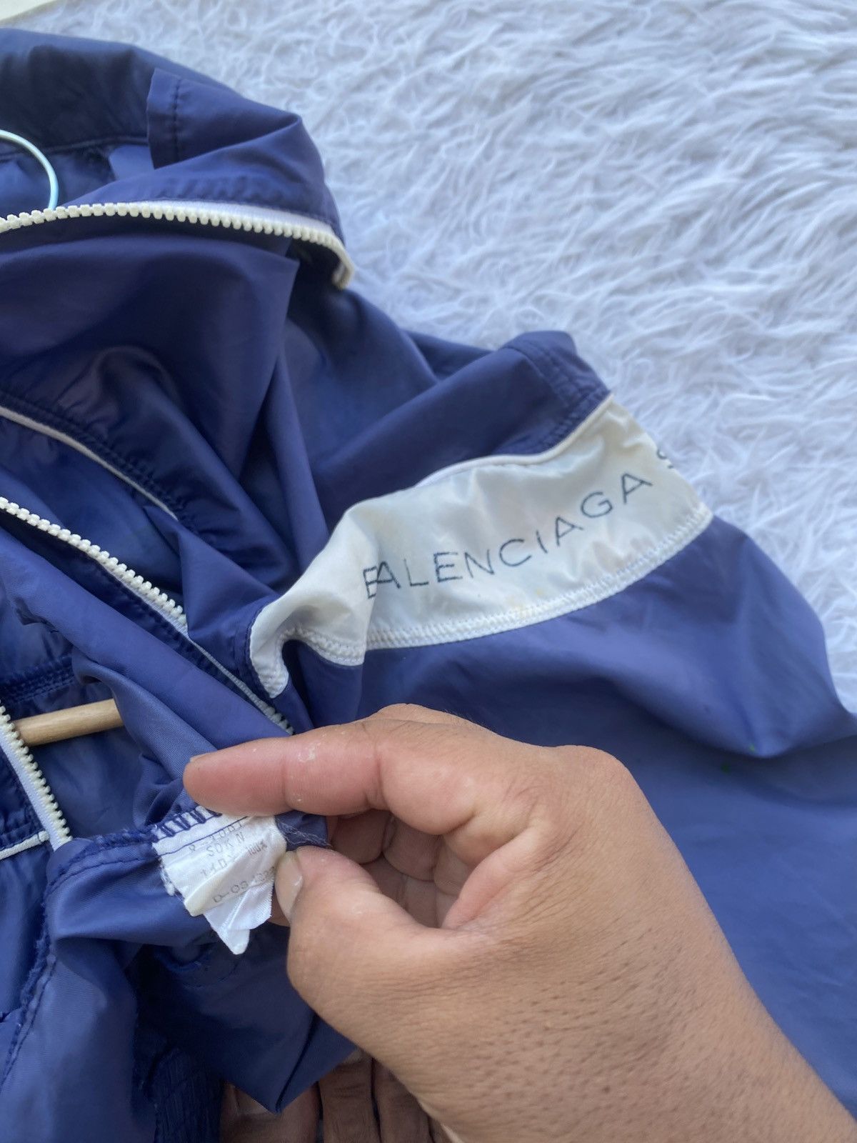 Balenciaga Rare Vintage Balenciaga Sports Windbreaker Size US M / EU 48-50 / 2 - 14 Thumbnail