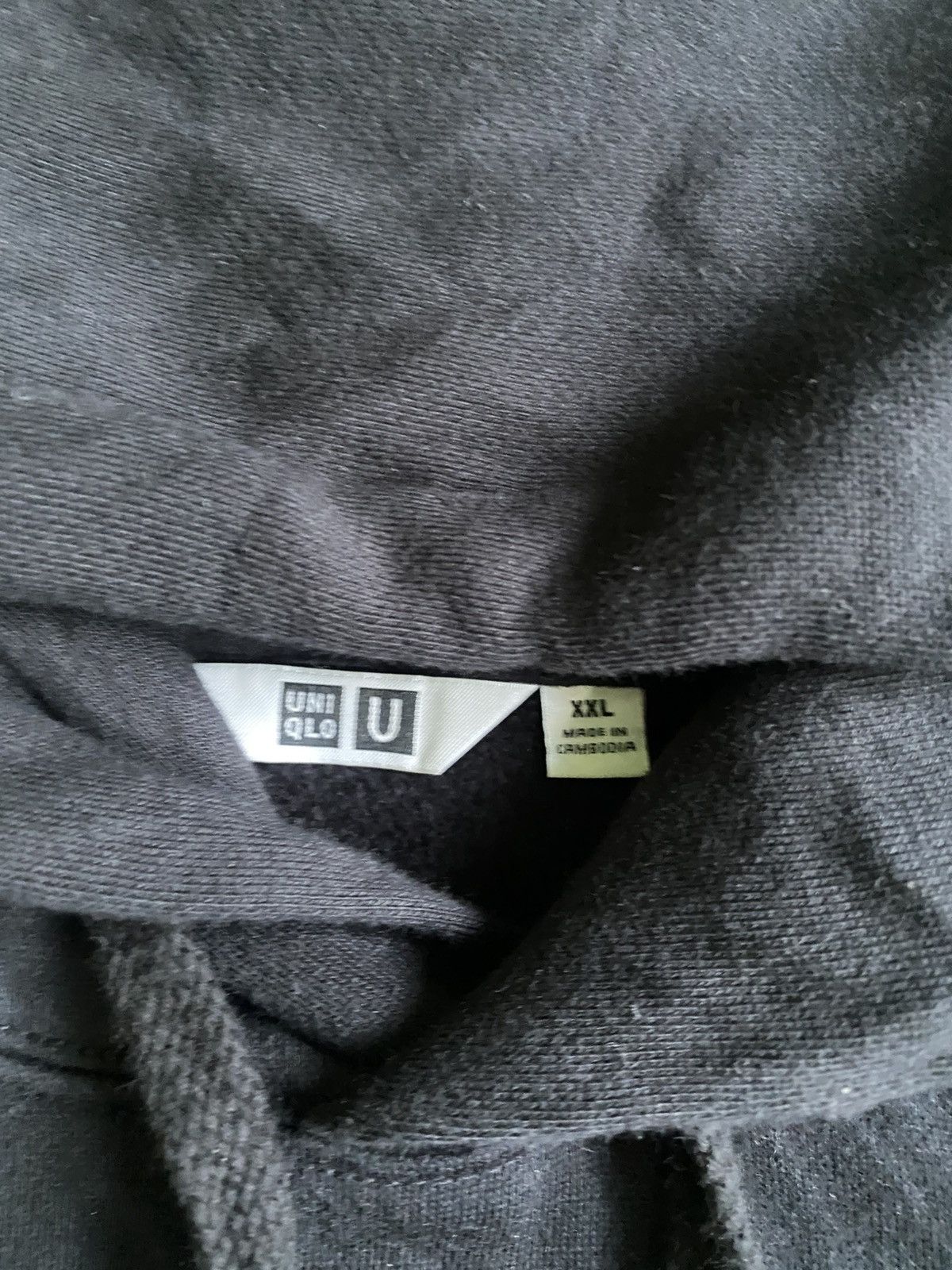 Lemaire × Uniqlo Lemaire x Uniqlo Oversized Black Hoodie Size US XXL / EU 58 / 5 - 5 Thumbnail