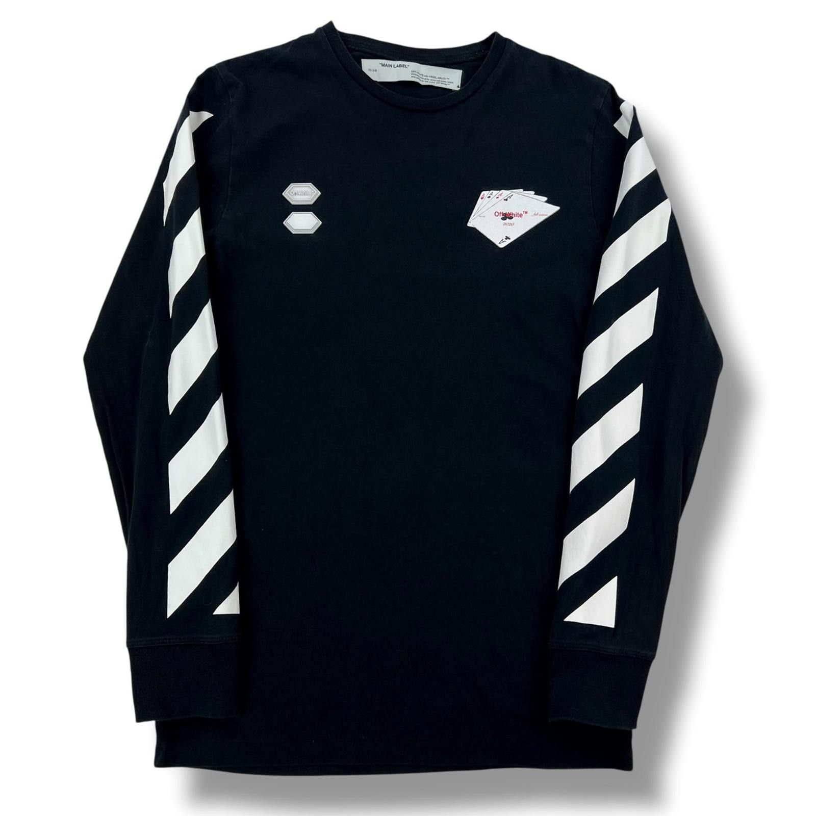 Off-White Off-White Hand Cards Long Sleeve T Shirt Size US S / EU 44-46 / 1 - 3 Thumbnail