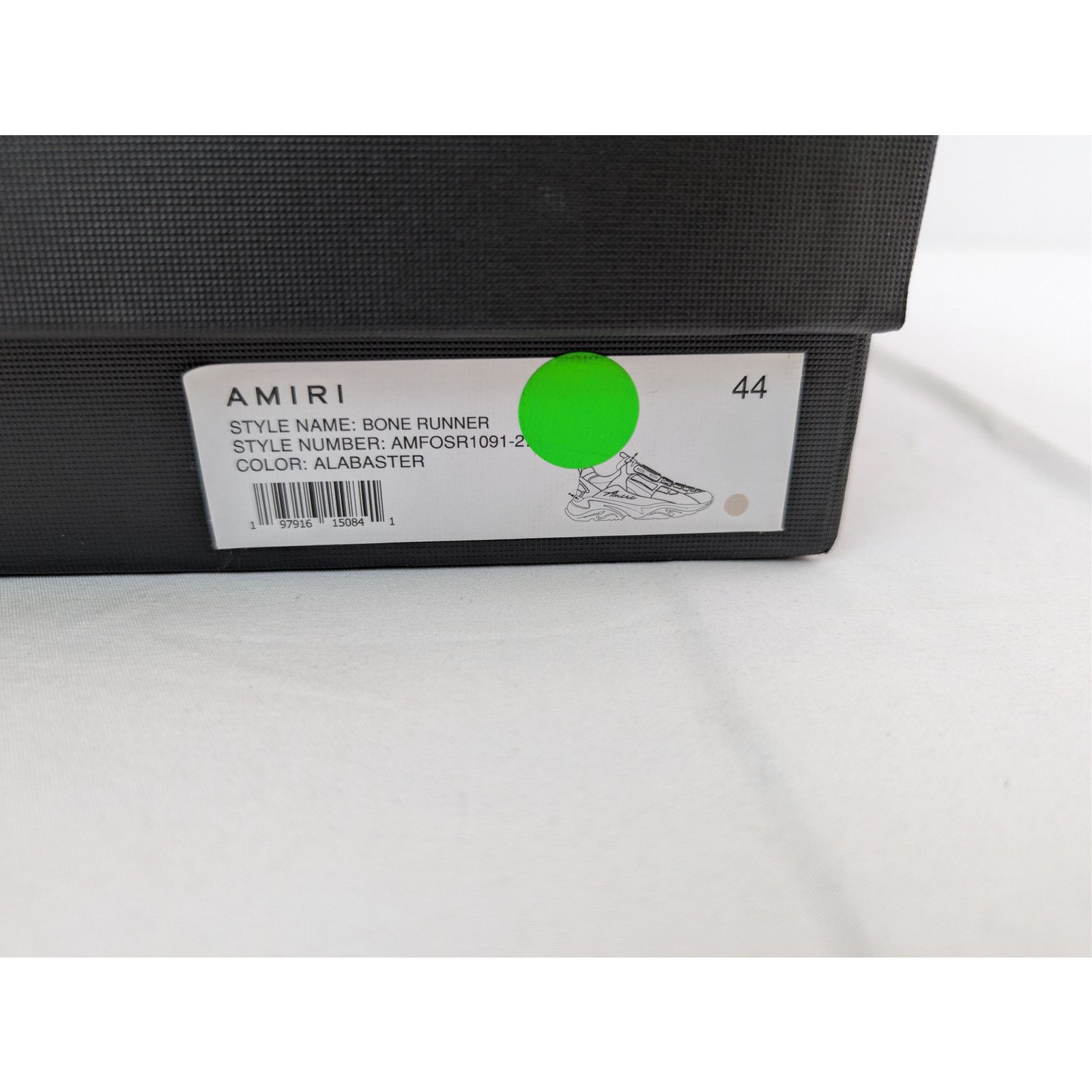 Amiri o1rshd1 Q:2 / Bone Runners Sneakers in Alabaster Size US 11 / EU 44 - 21 Thumbnail