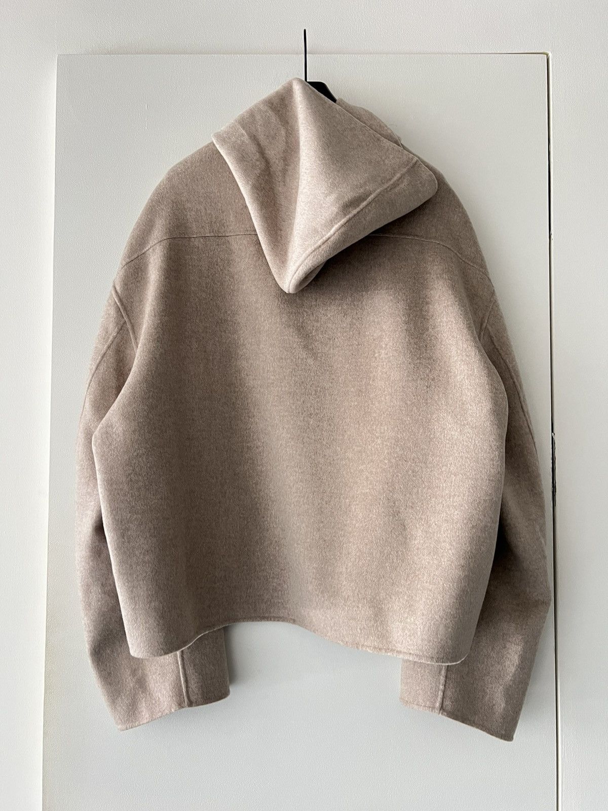 Acne Studios New Fall 25 Doveria Double-Faced Wool Cashmere Hooded Jacket Size US L / EU 52-54 / 3 - 3 Thumbnail