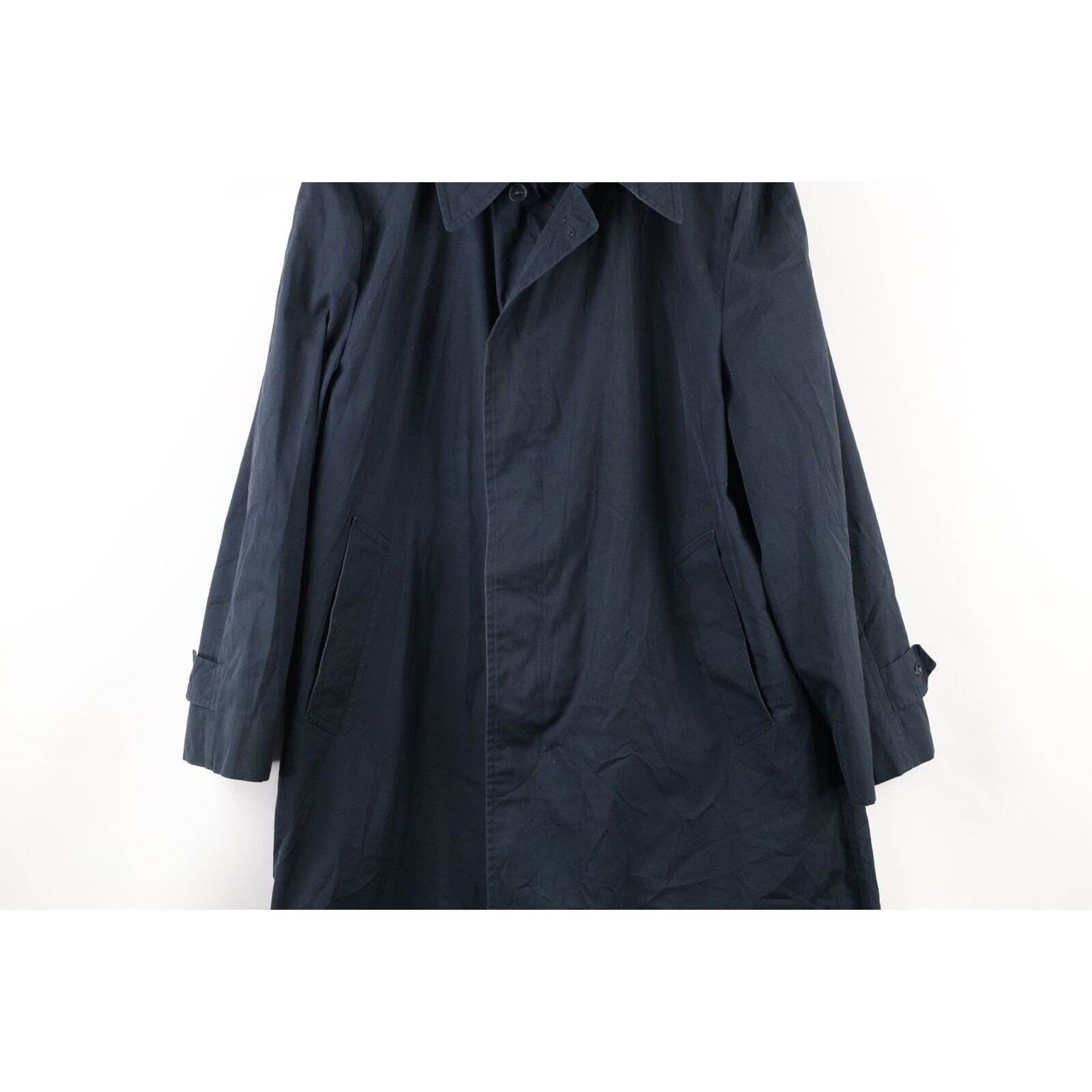 Vintage Vintage 70s Streetwear Faded Trench Coat Rain Jacket 42R Size US XXL / EU 58 / 5 - 3 Thumbnail