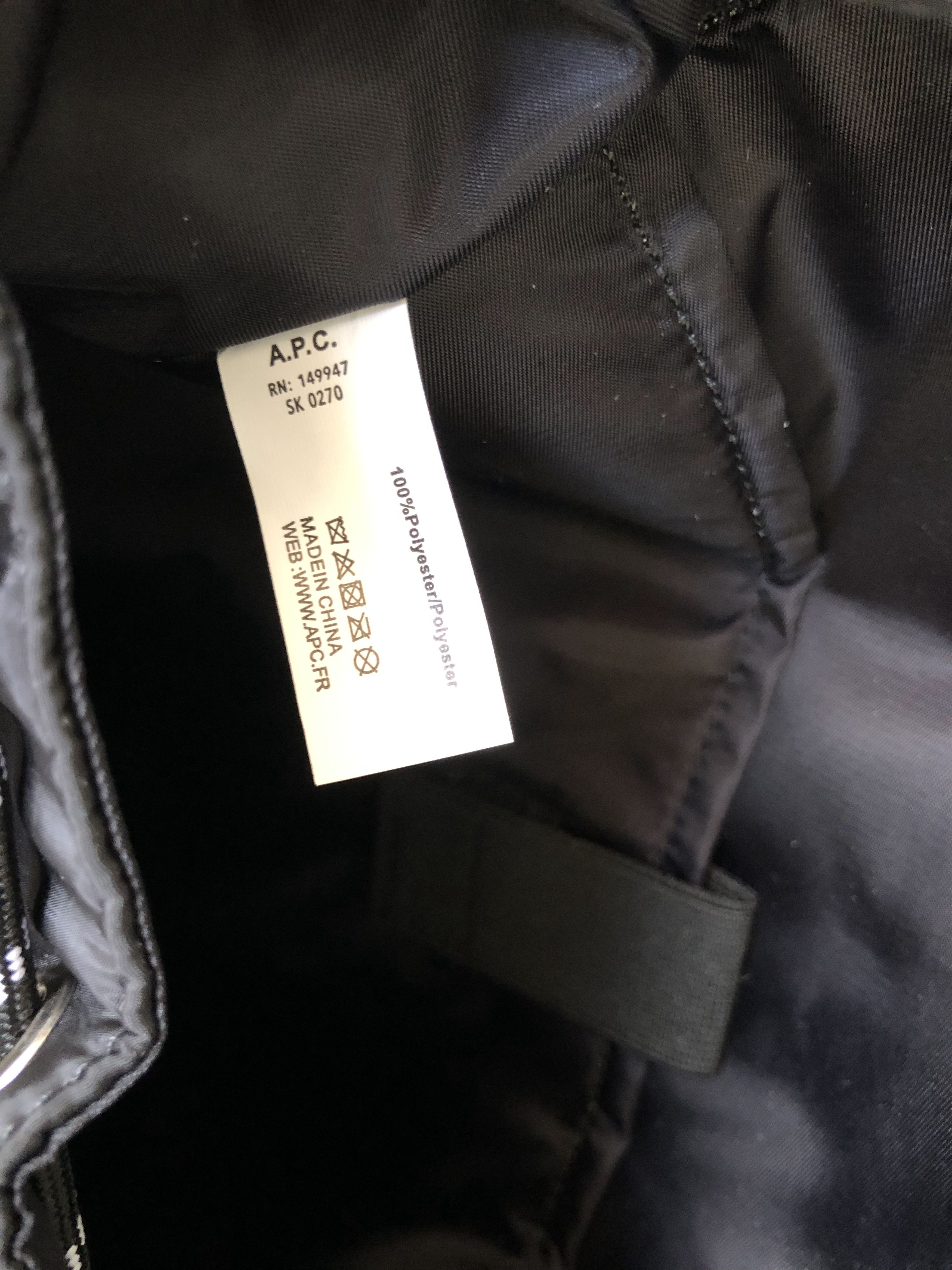 A.P.C. black A.P.C. backpack Sac A Dos Trek Size ONE SIZE - 16 Thumbnail