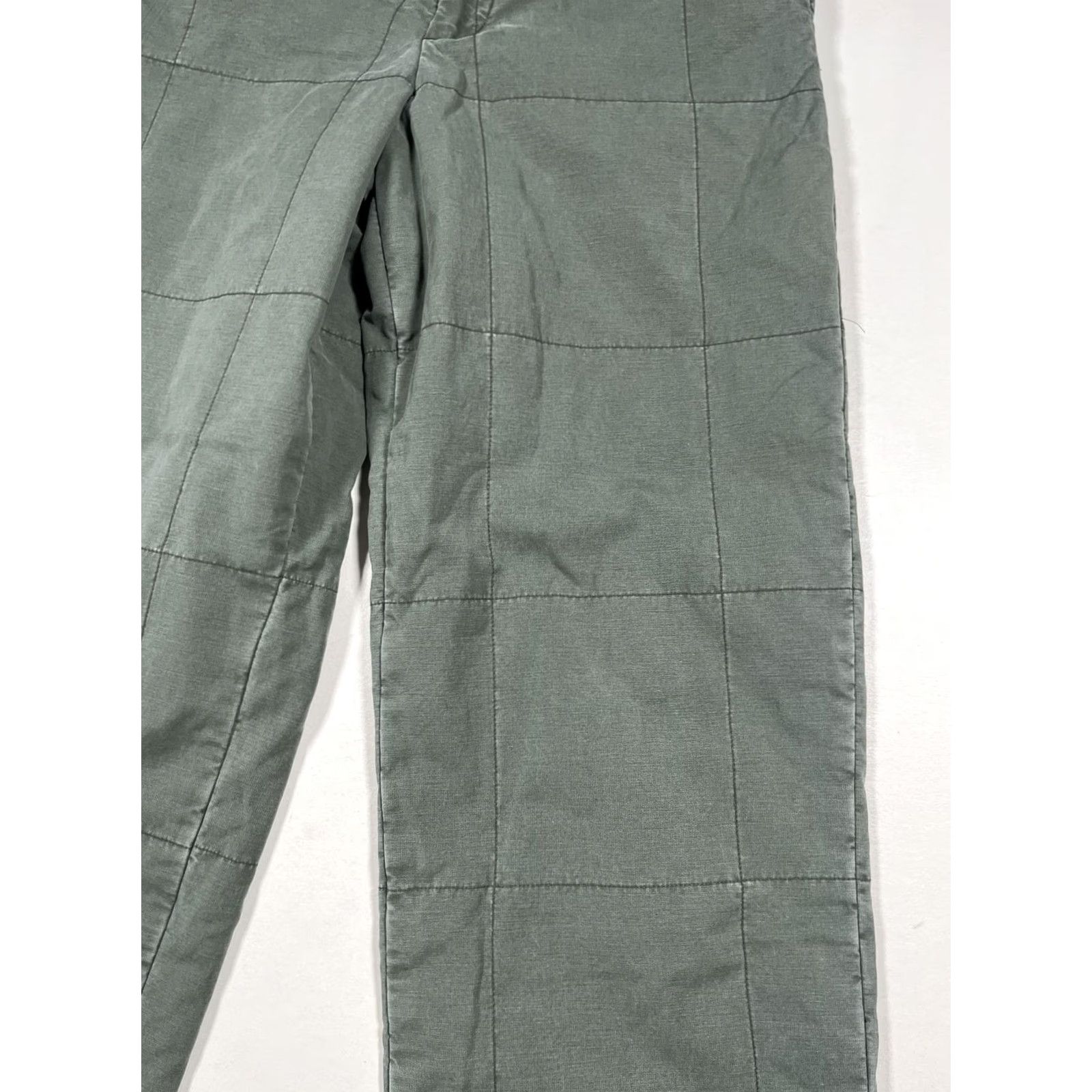 Polo Ralph Lauren VINTAGE Ralph Lauren Sport Pants Womens Medium Green Snow Pants 28in Inseam Quilted Insulated Lined Pockets Winter Casual Womens Size 32" / US 10 / IT 46 - 5 Thumbnail