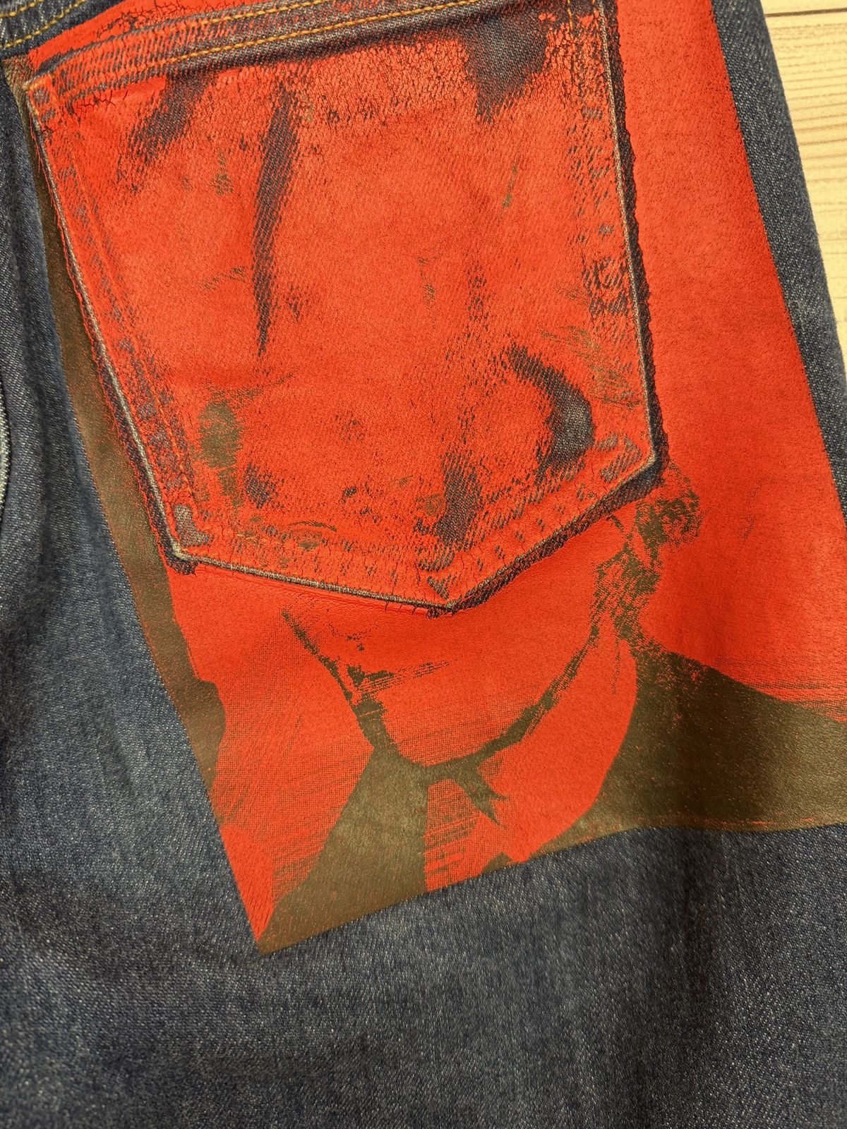 Andy Warhol Calvin klein Andy Warhol Jeans red picture Size US 29 - 12 Thumbnail