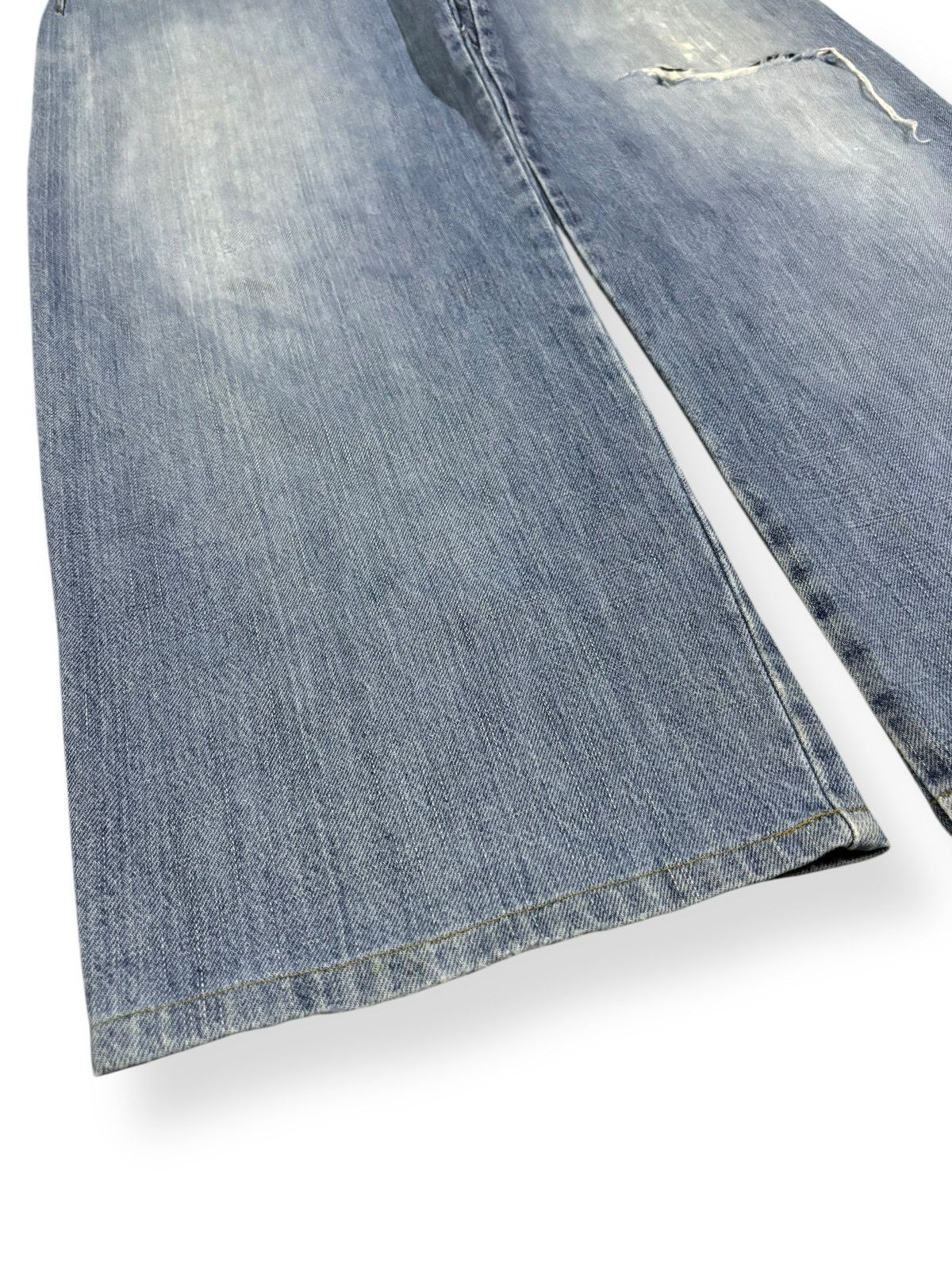 Oakley Y2K Oakley Software Industrial Denim Baggy Distressed Jeans Size US 36 / EU 52 - 7 Thumbnail