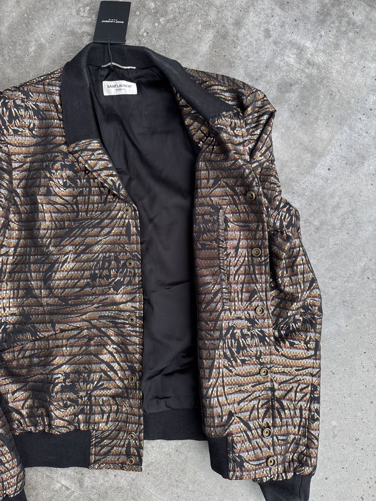 Saint Laurent Paris Saint Laurent Paris Hedi Slimane Teddy Gold Jacket Size US M / EU 48-50 / 2 - 5 Thumbnail