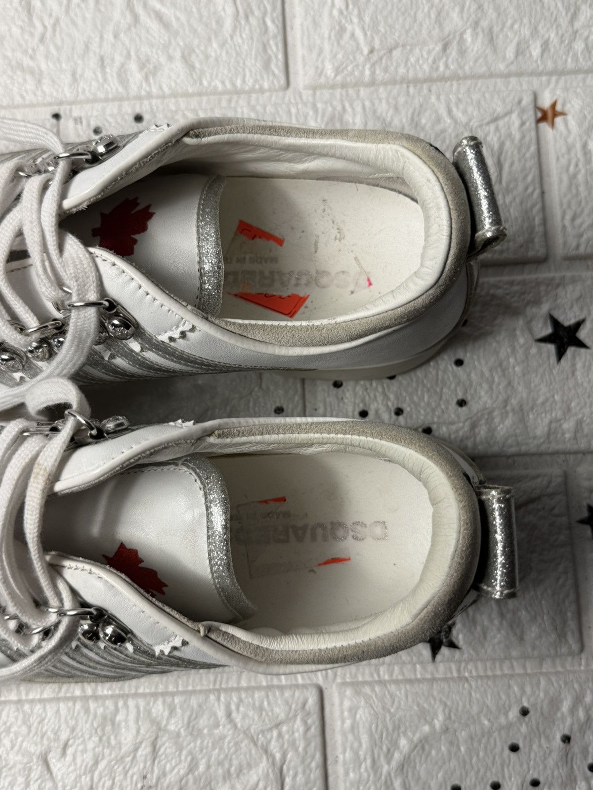 Dsquared2 Dsquared2 US8 UK5.5 EUR39 Sneakers Women's Casual White Size US 8 / IT 38 - 15 Thumbnail