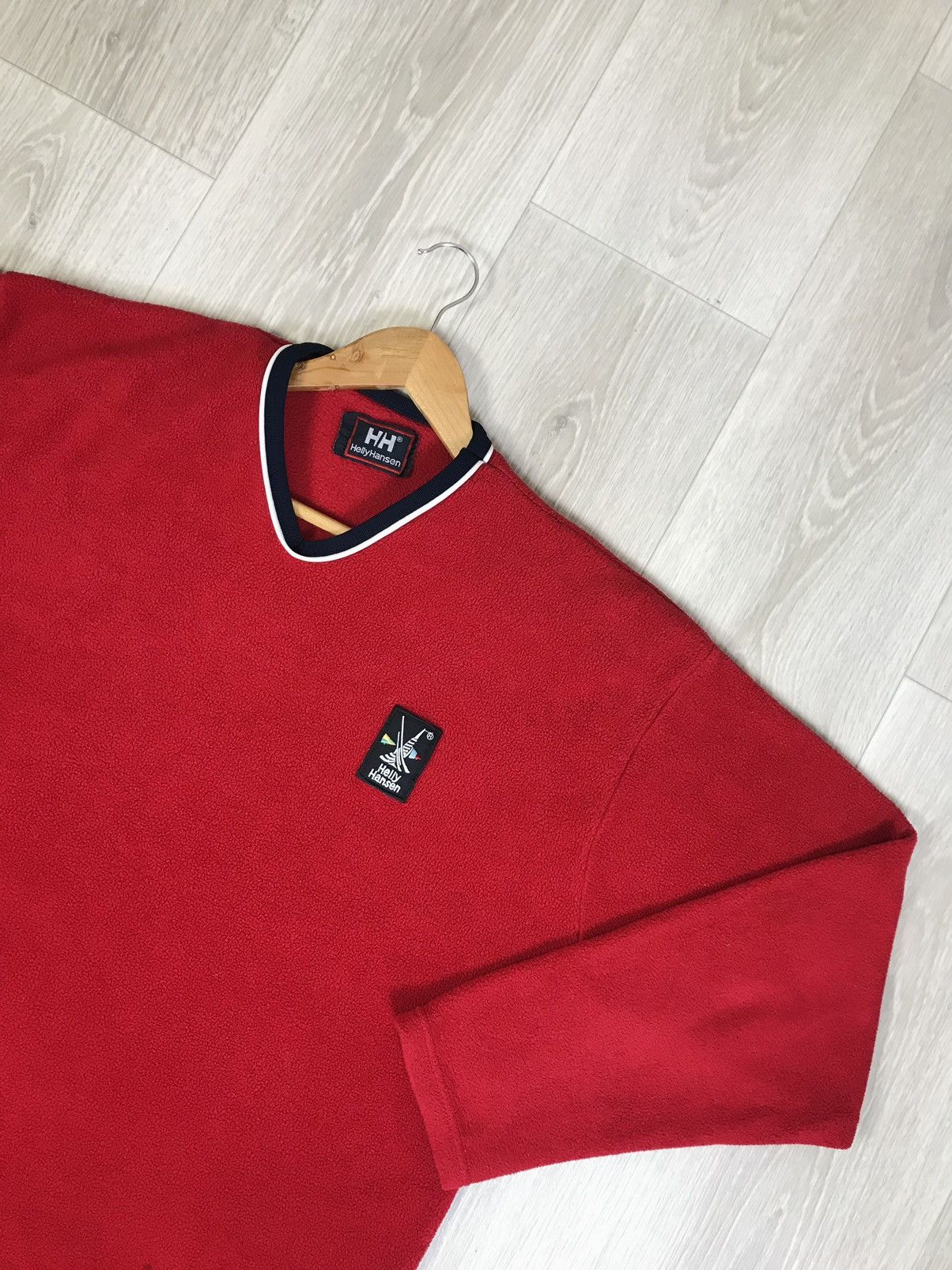 Helly Hansen × Vintage Helly Hansen Vintage Fleece Sweatshirt Size US M / EU 48-50 / 2 - 2 Thumbnail