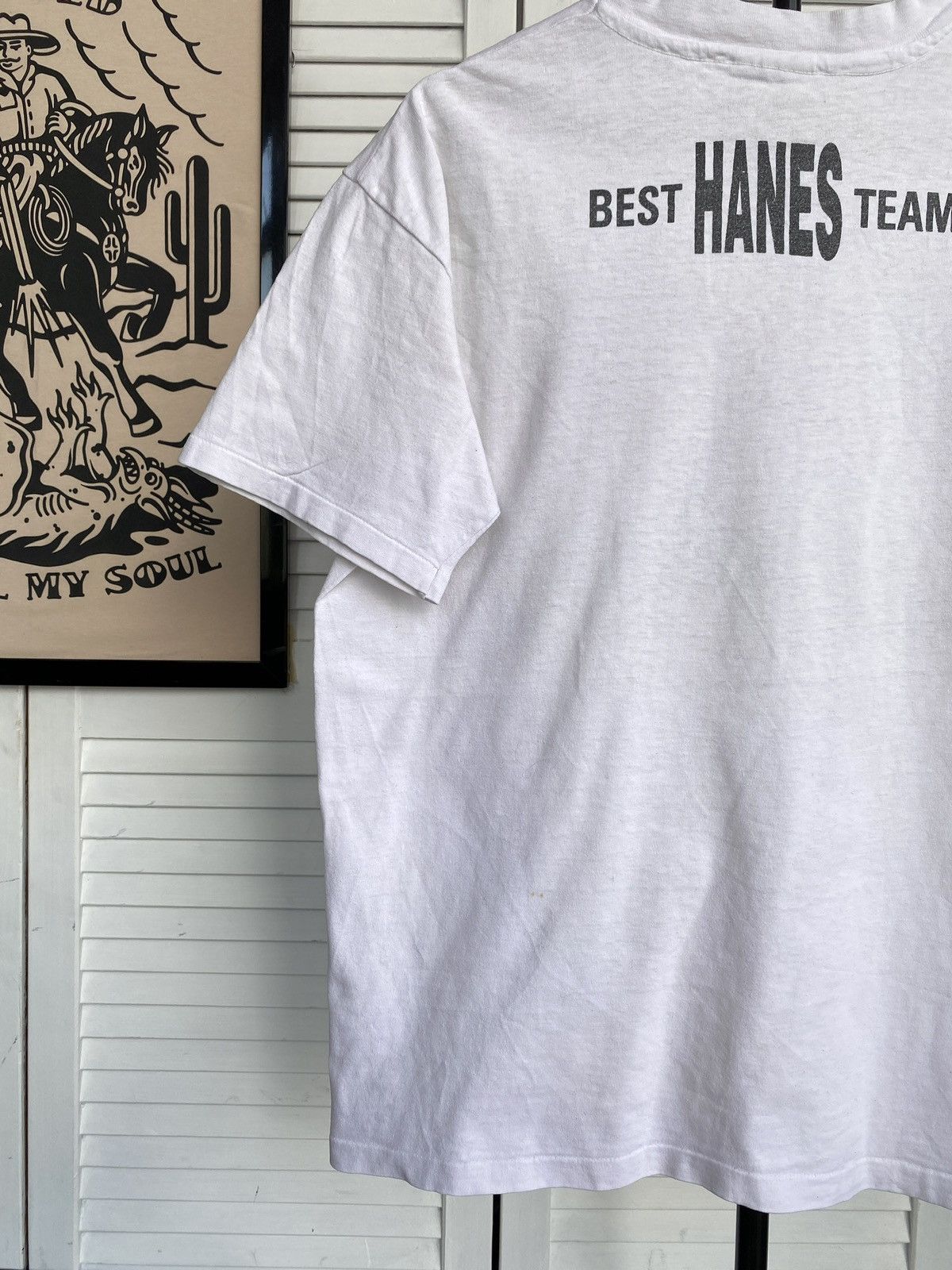 Hanes × Vintage Vintage Hanes Sport Football Best Team Befy Tee Shirt USA Size US M / EU 48-50 / 2 - 10 Thumbnail