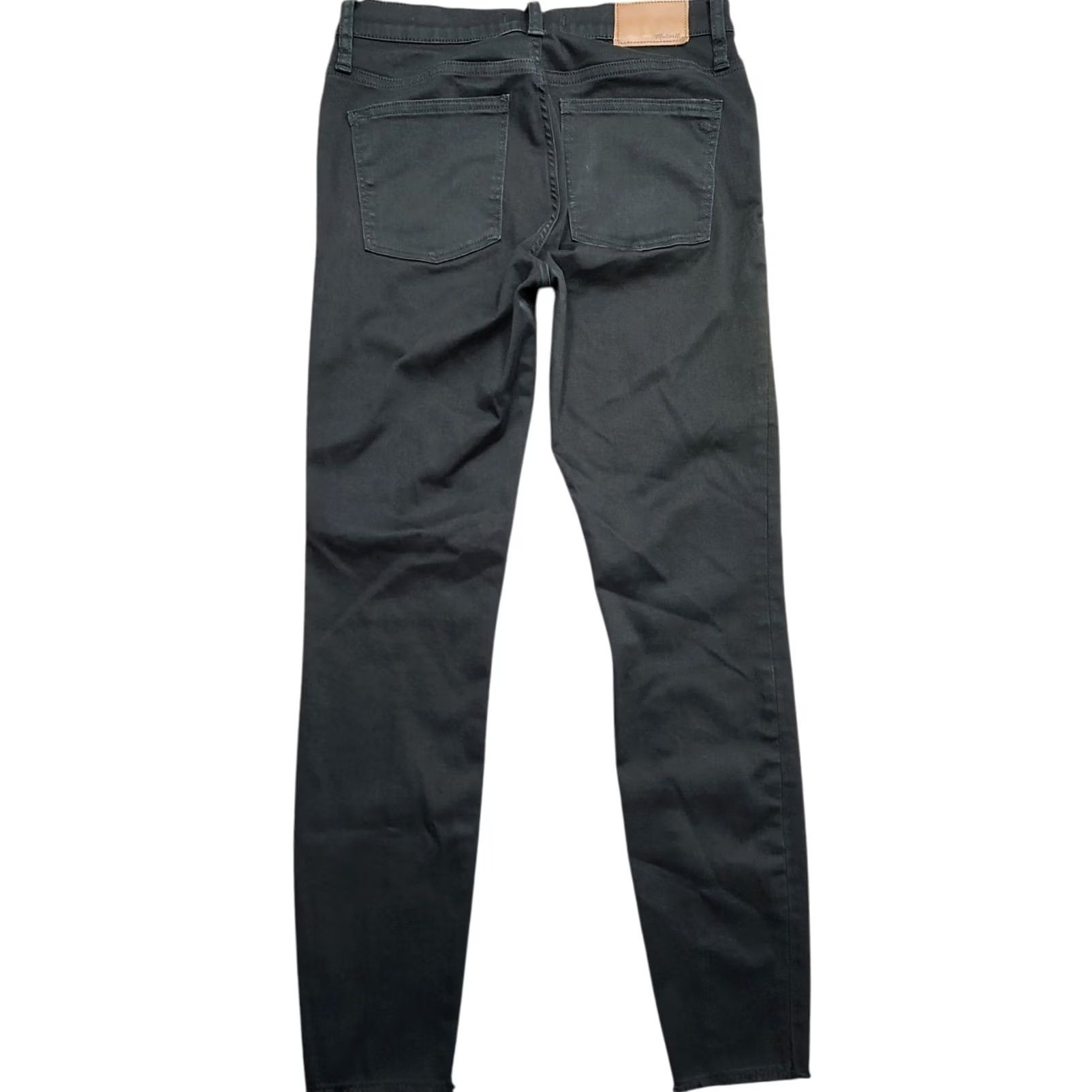Madewell Madewell Jeans Skinny High Rise Denim Black 28x27 Womens Regular Cotton Blend 5-Pocket JuN 27 Inseam Size 28" / US 6 / IT 42 - 2 Thumbnail