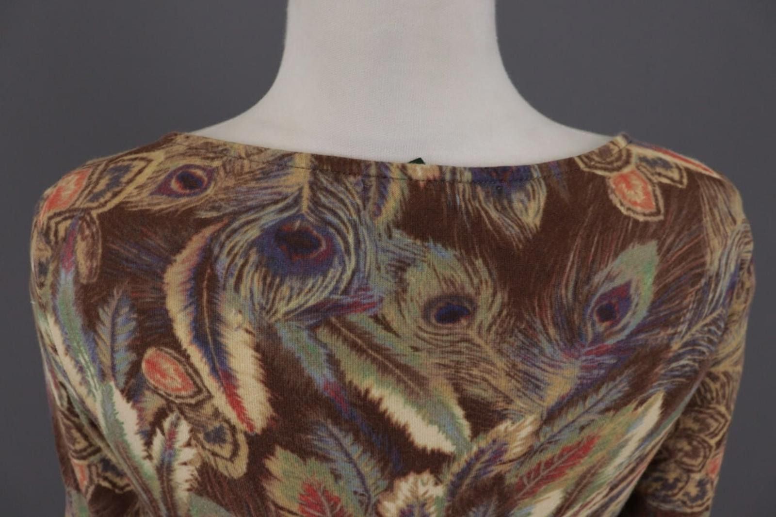 Lauren Ralph Lauren Lauren Ralph Lauren Brown Rare Feathers Top Shirt Size M Size M / US 6-8 / IT 42-44 - 12 Thumbnail