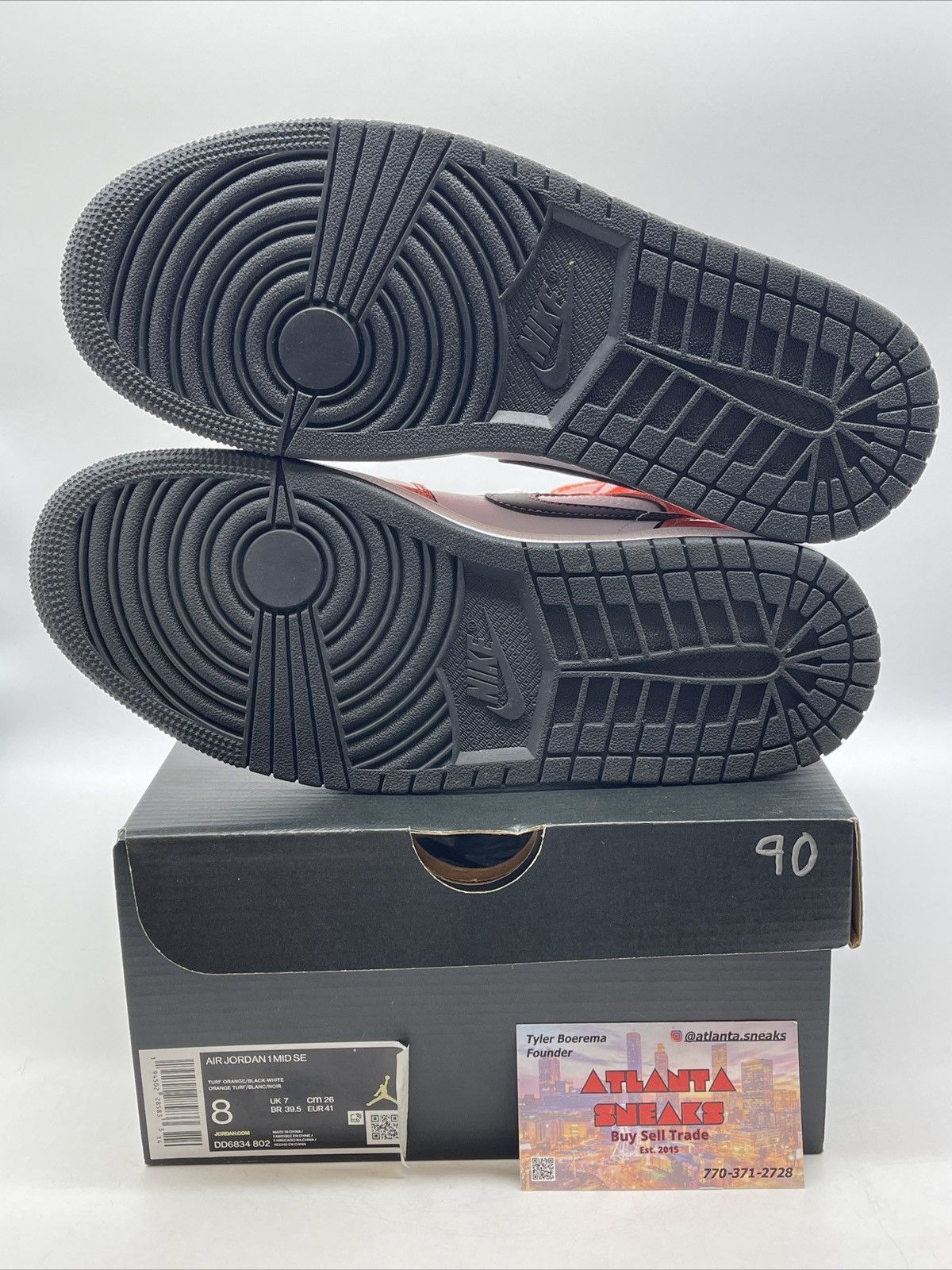 Jordan Brand Air Jordan 1 mid turf orange Size US 8 / EU 41 - 7 Thumbnail