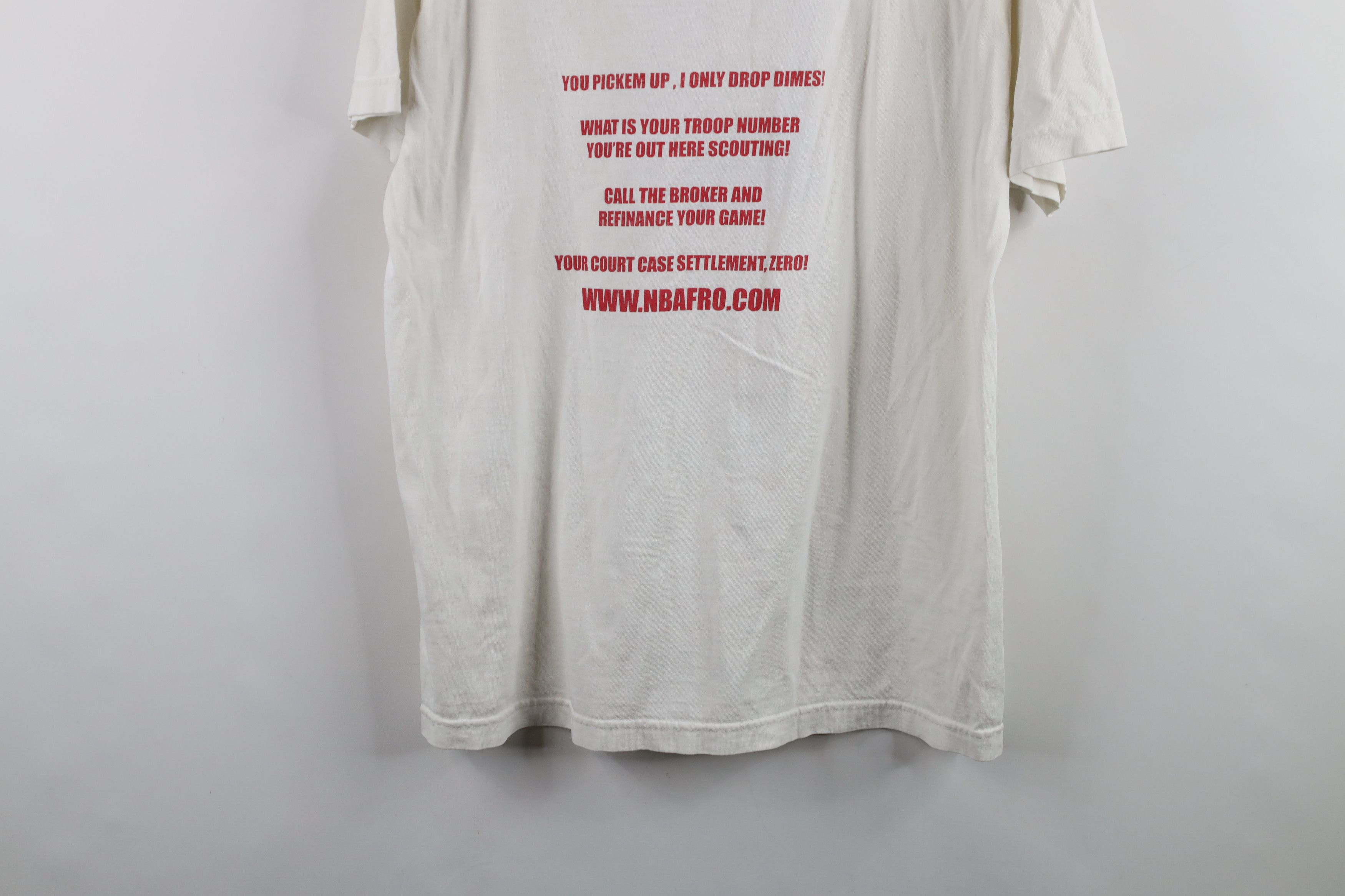 Vintage Vintage Y2K Streetwear Basketball Short Sleeve T-Shirt White Size US L / EU 52-54 / 3 - 15 Thumbnail