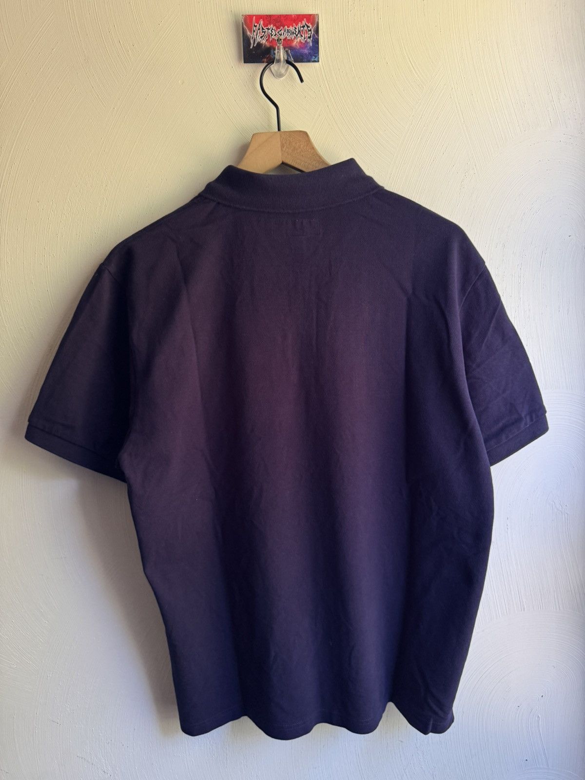 Supreme Supreme Twill Aplique Polo Navy Size US M / EU 48-50 / 2 - 7 Thumbnail