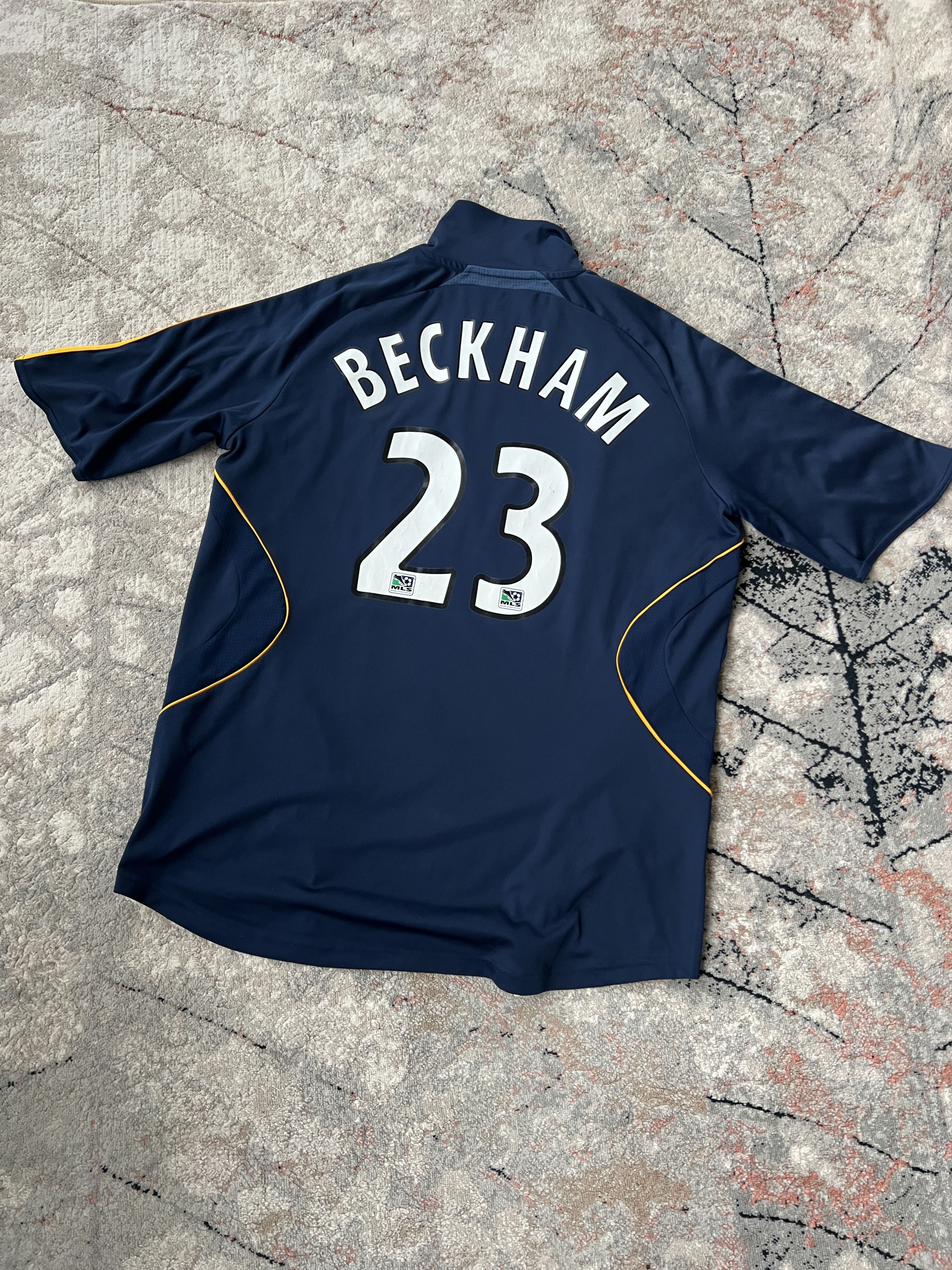 Adidas Adidas LA Galaxy Beckham 23 MLS Jersey Size US L / EU 52-54 / 3 - 5 Thumbnail