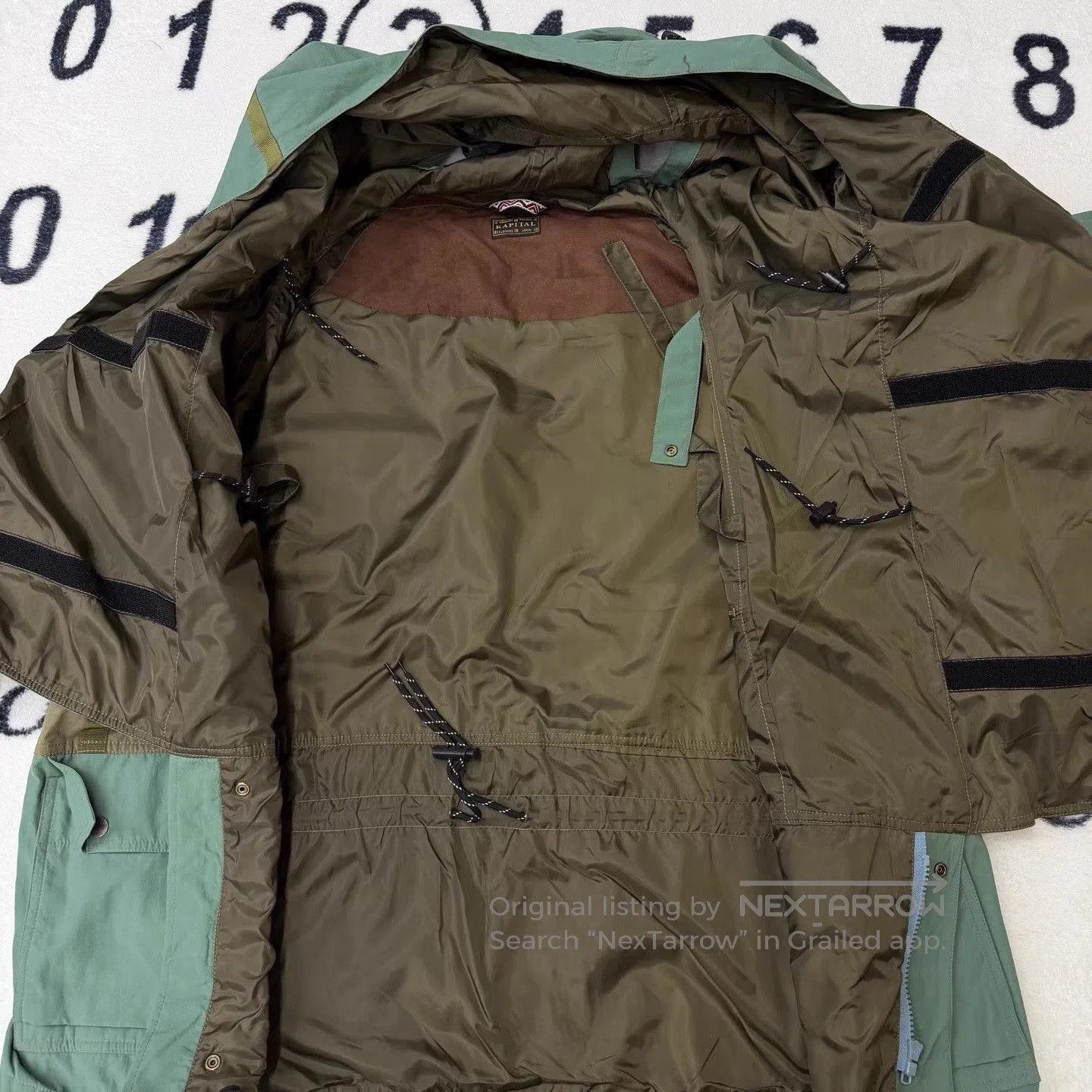 Kapital Multi Color Hooded Light Jacket with Pockets. Size US XL / EU 56 / 4 - 5 Thumbnail