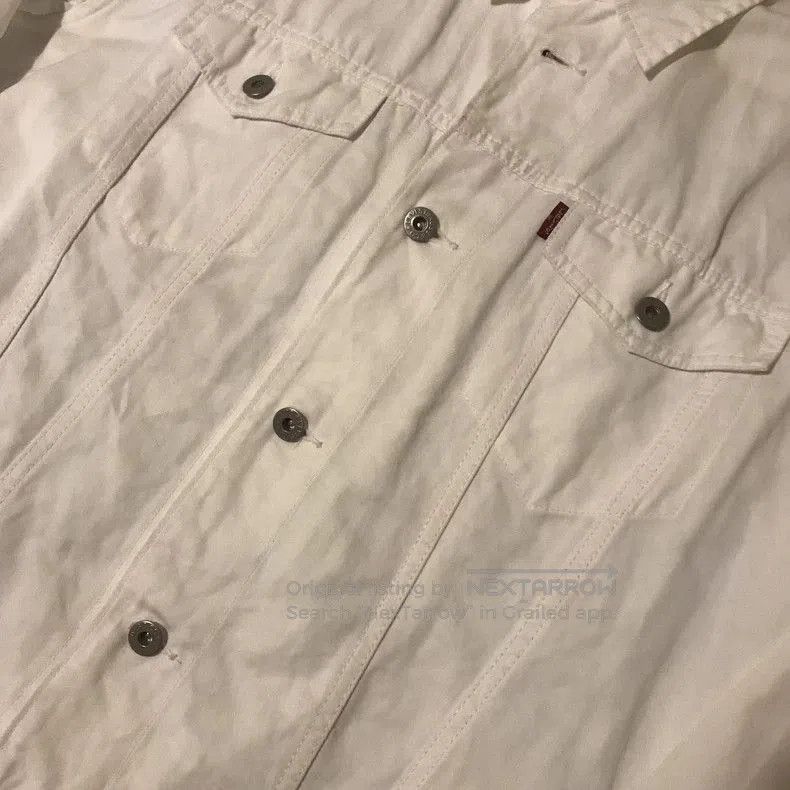 Junya Watanabe JUNYA WATANABE x Levi's White Shirt Jacket. Size US L / EU 52-54 / 3 - 5 Thumbnail