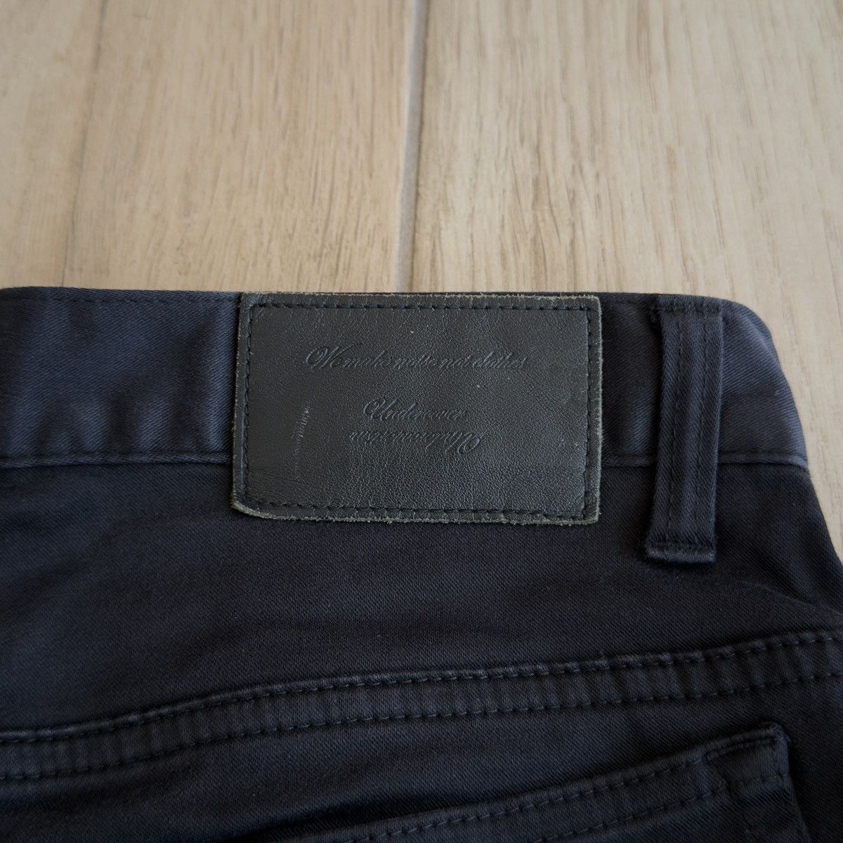 Undercover SS14 "Psycho Candy" God Dog Embroidered Text Skinny Pants Size US 30 / EU 46 - 6 Thumbnail