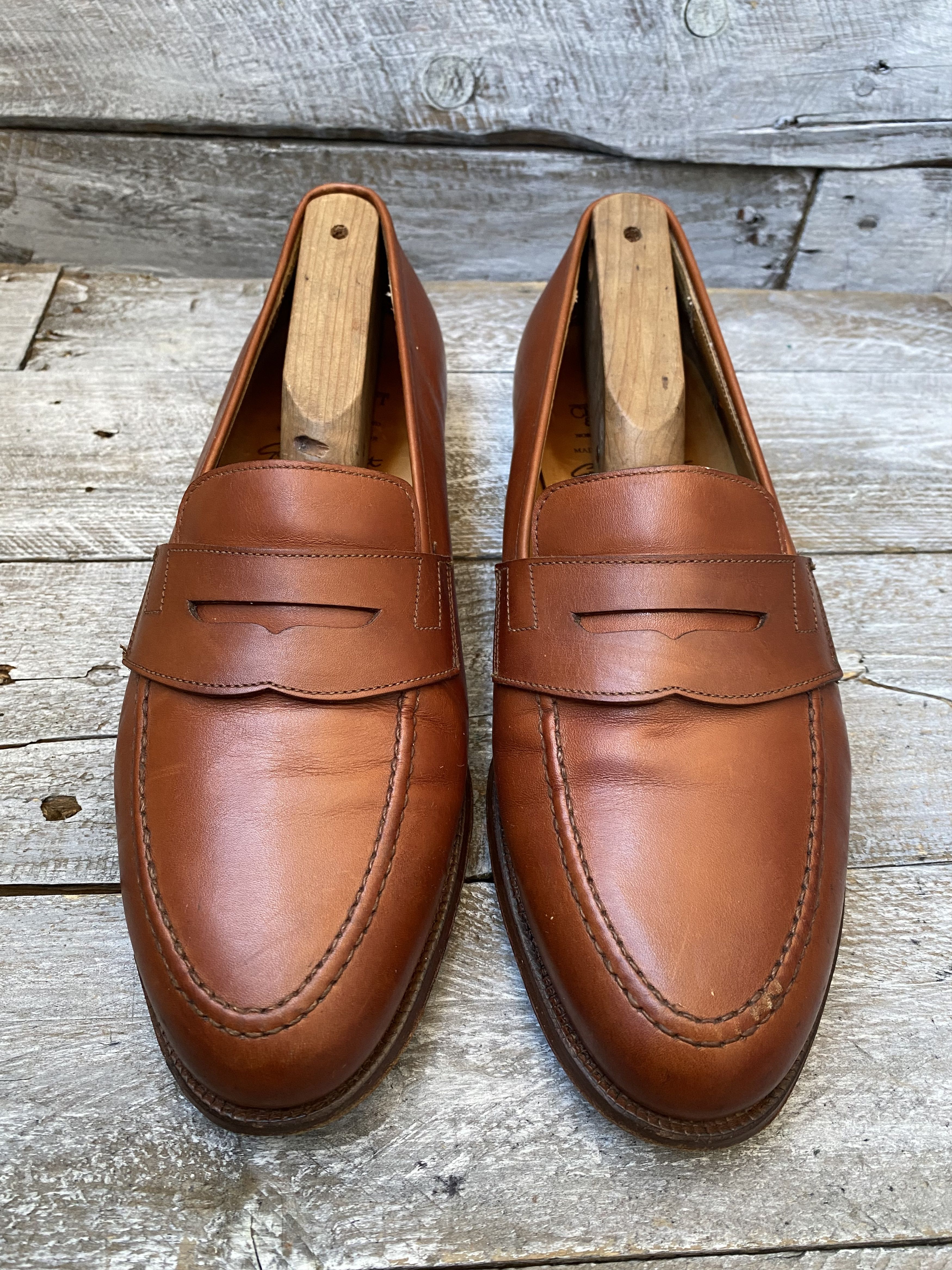 Crockett & Jones Crockett and jones brown penny loafers Uk 9G Size US 10 / EU 43 - 2 Thumbnail