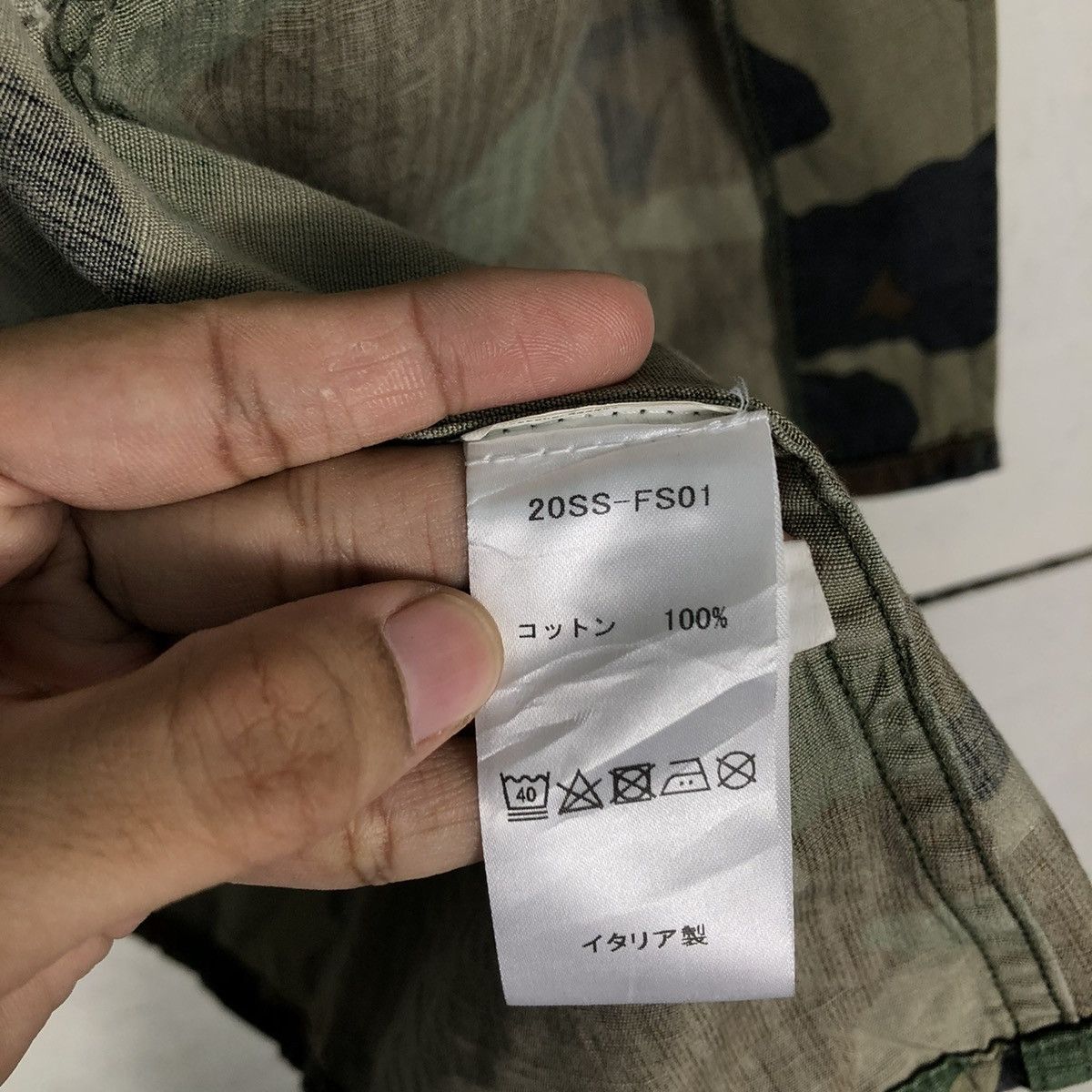 Japanese Brand 🔥Camo Jacket Multi Pocket Cargo Front Street Made in Italy Size US M / EU 48-50 / 2 - 19 Thumbnail