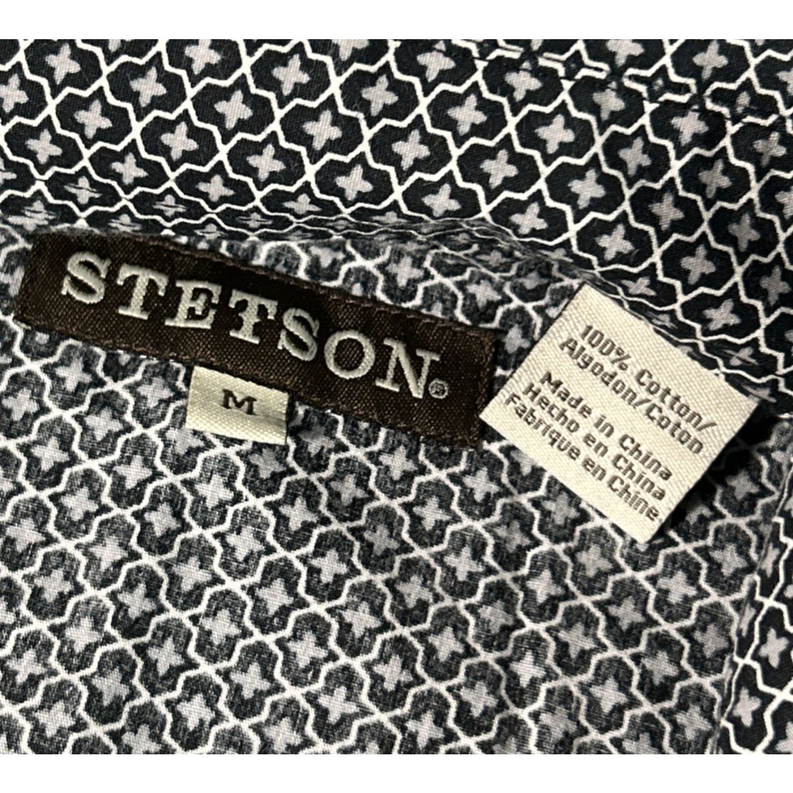 Stetson Stetson Pearl Snap Shirt Mens Medium Long Sleeve Western Size US M / EU 48-50 / 2 - 3 Thumbnail