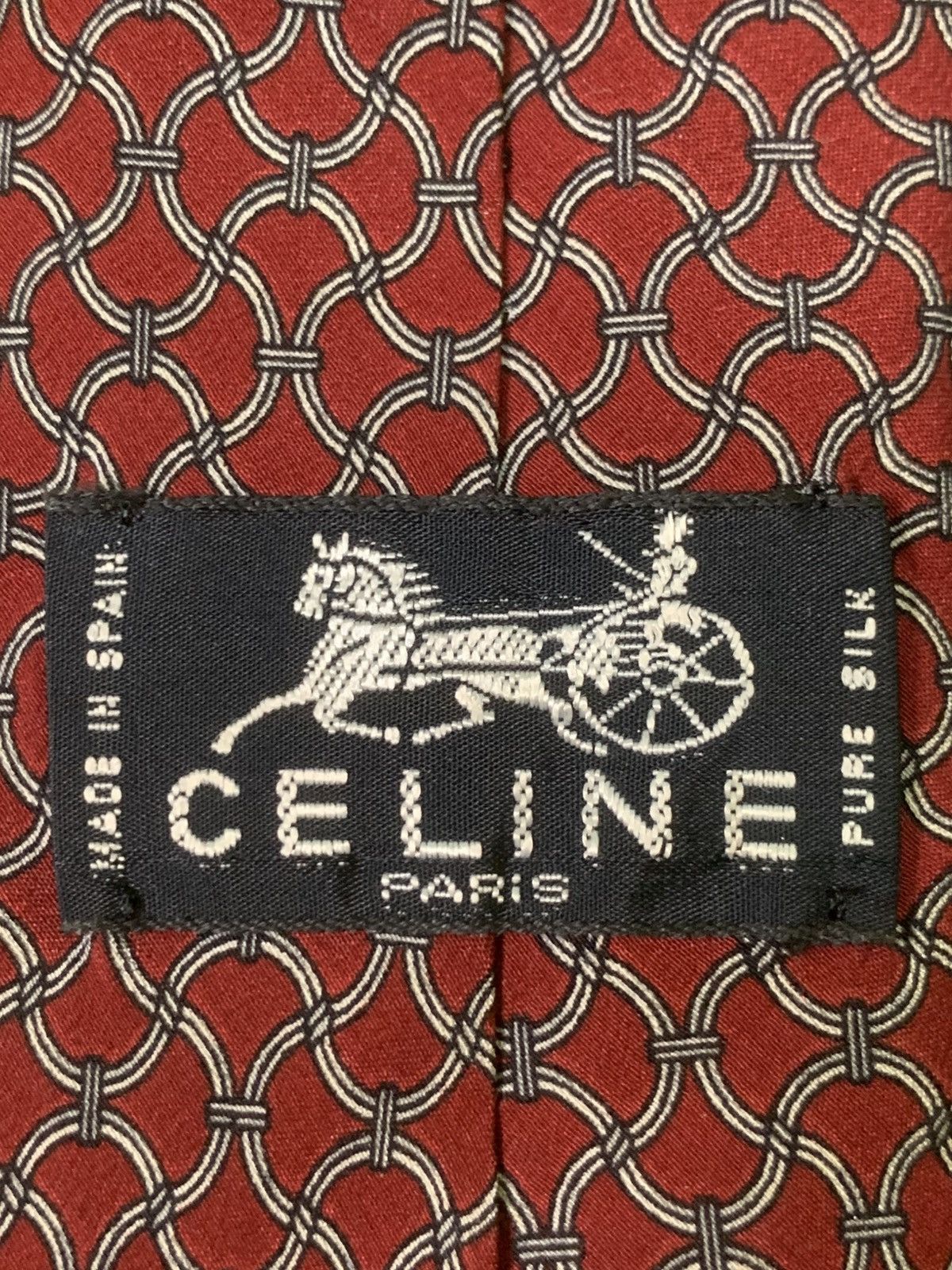 Celine × Designer Rare Design Vintage Celine Paris Ties Size ONE SIZE - 4 Thumbnail