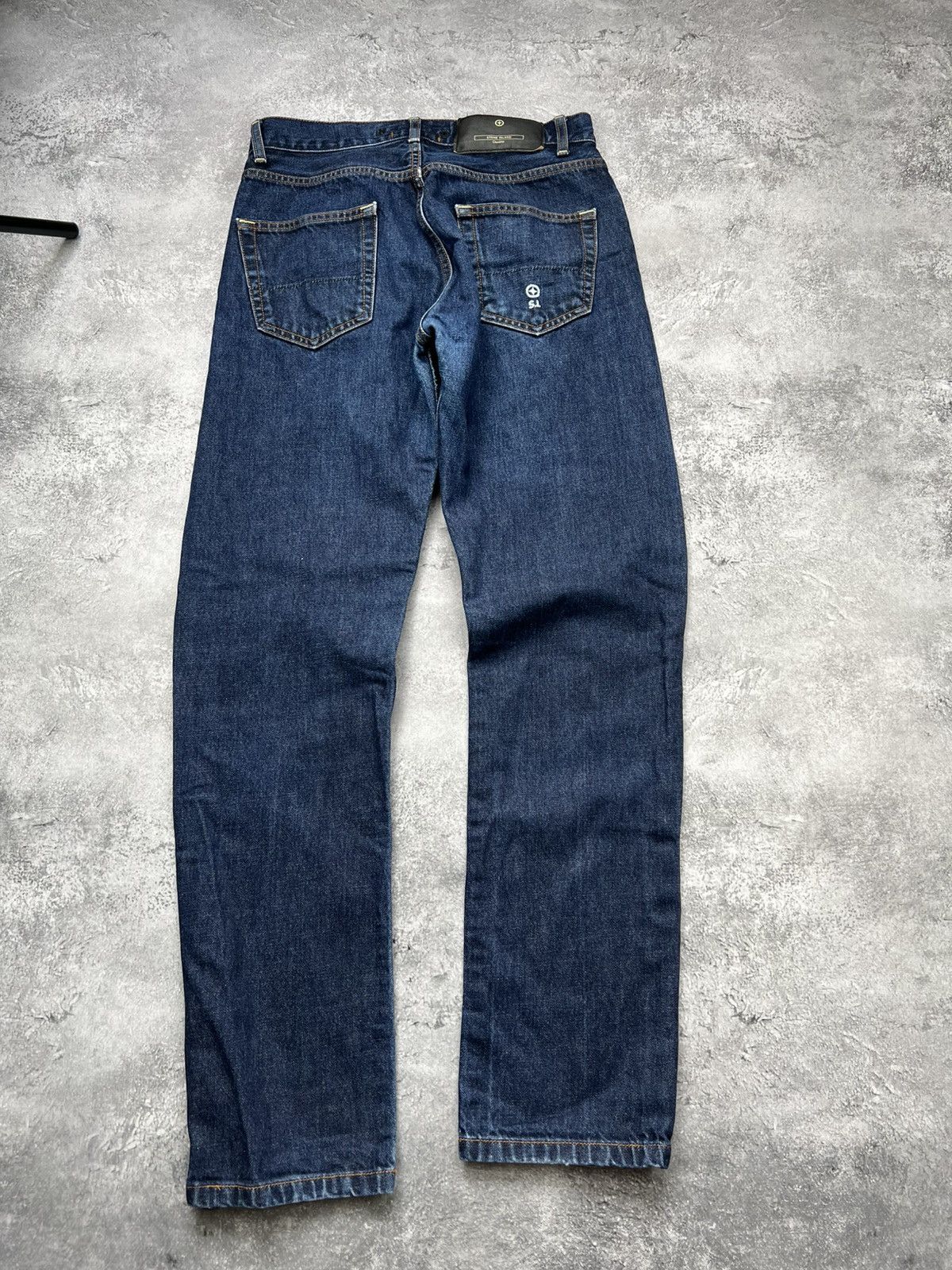 Stone Island Blue Denim Pants Jeans Mens Massimo Osti