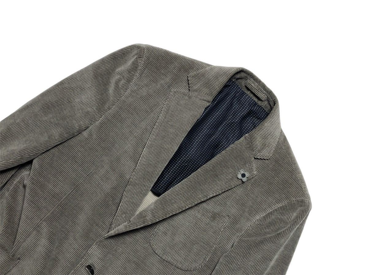 Lardini Lardini corduroy cotton/cashmere blazer jacket Size US L / EU 52-54 / 3 - 5 Thumbnail