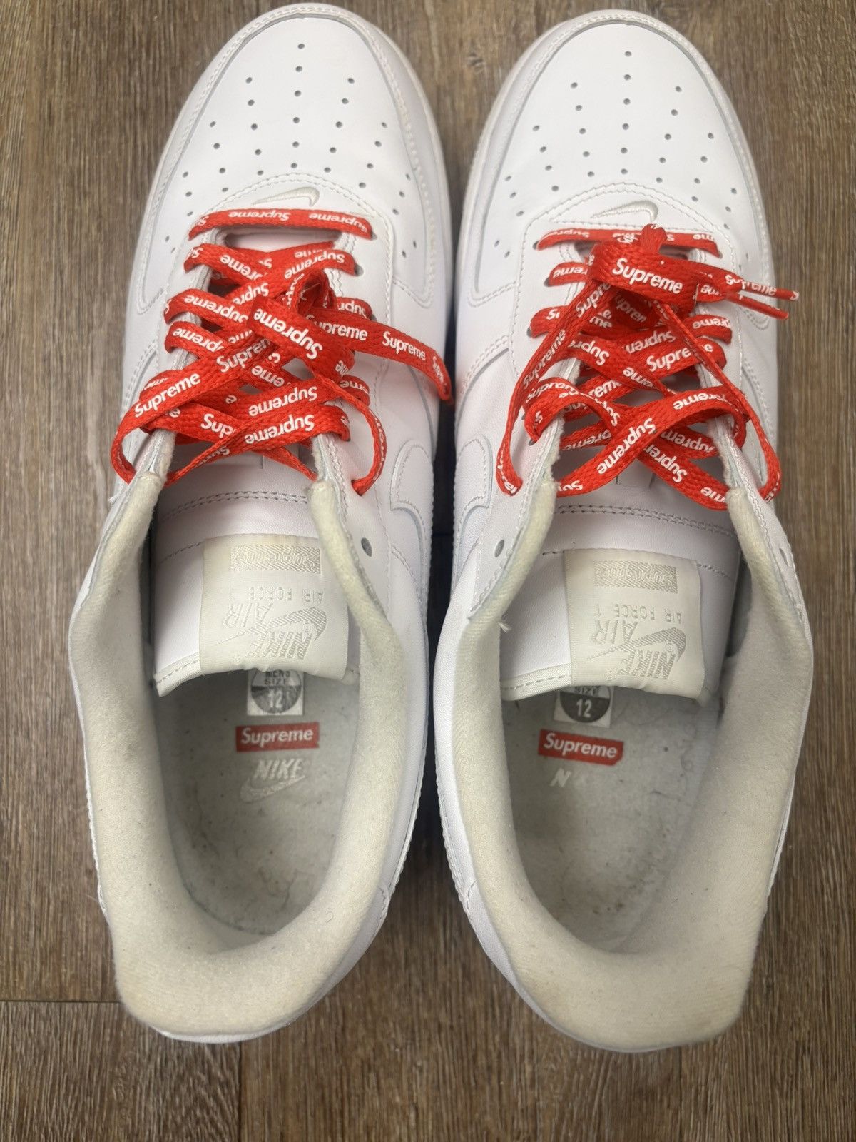 Nike × Supreme Air Force 1 Low Supreme Size US 12 / EU 45 - 7 Thumbnail