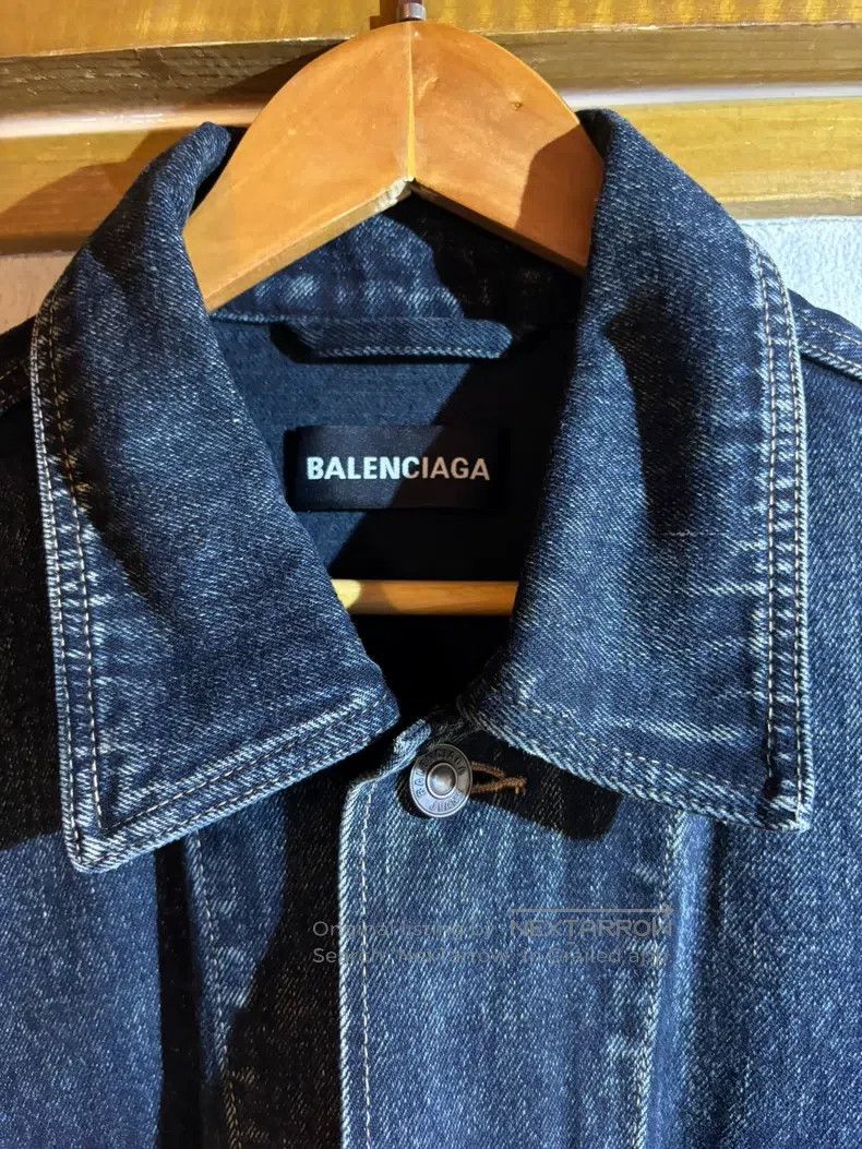 Balenciaga Balenciaga Oversized Denim Jacket Size US S / EU 44-46 / 1 - 2 Thumbnail