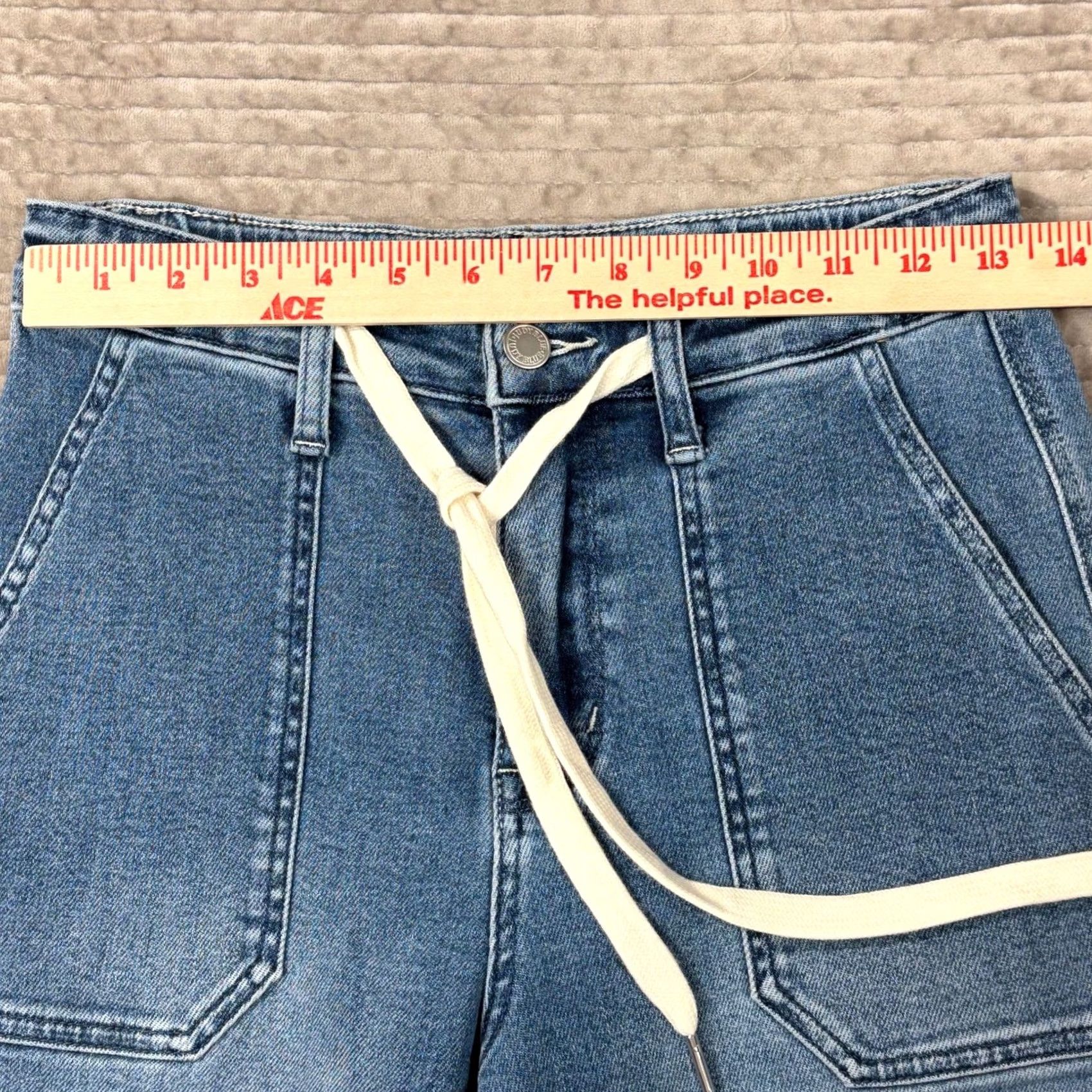 Denime Judy Blue Jogger Jeans - Light Wash Ankle Size 42" / US 20 - 5 Thumbnail