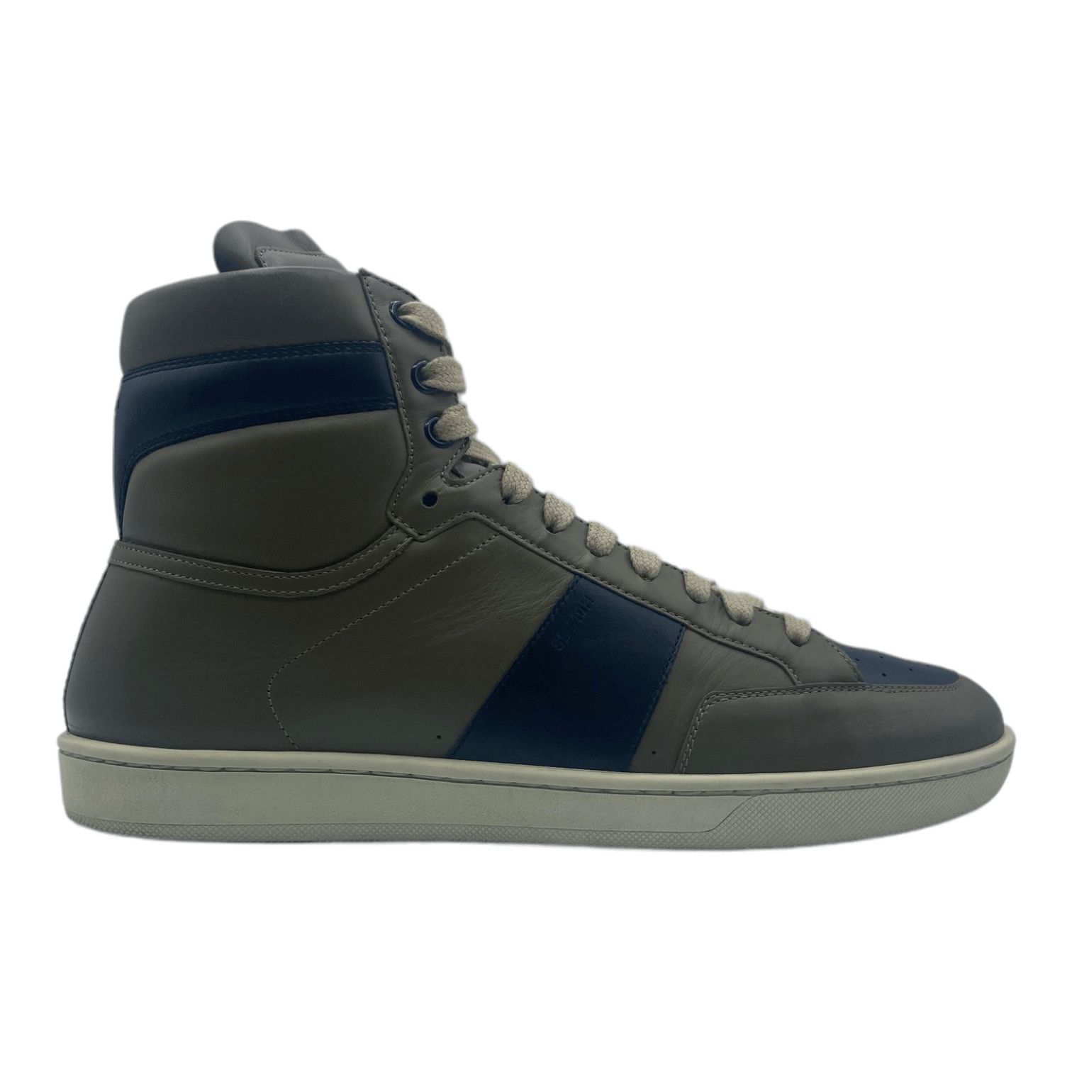 Yves Saint Laurent Saint Laurent mens high top embroidered logo