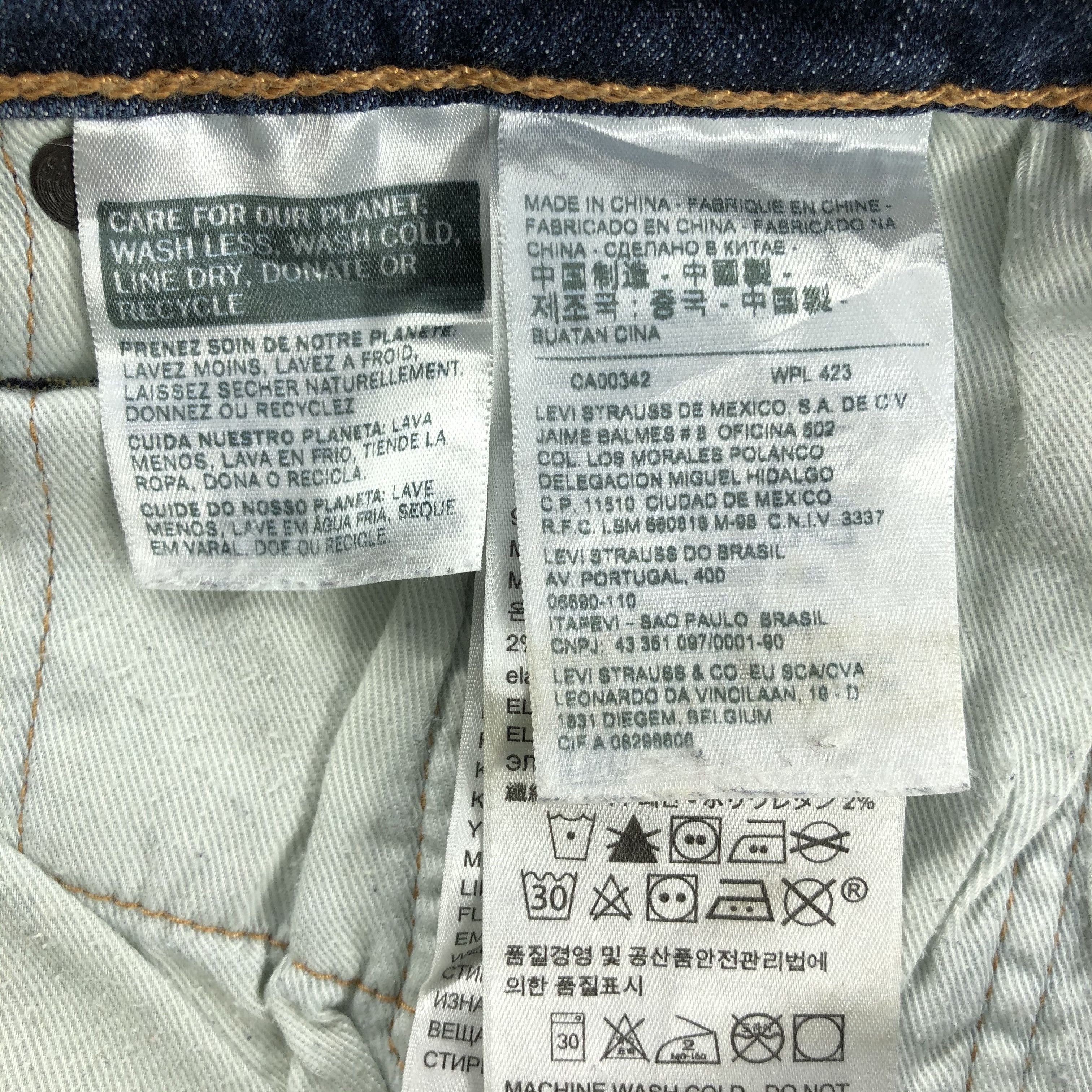 Levi's × Vintage Vintage Levis 511 Earth Tone Jeans-JM2203 Size US 30 / EU 46 - 11 Thumbnail