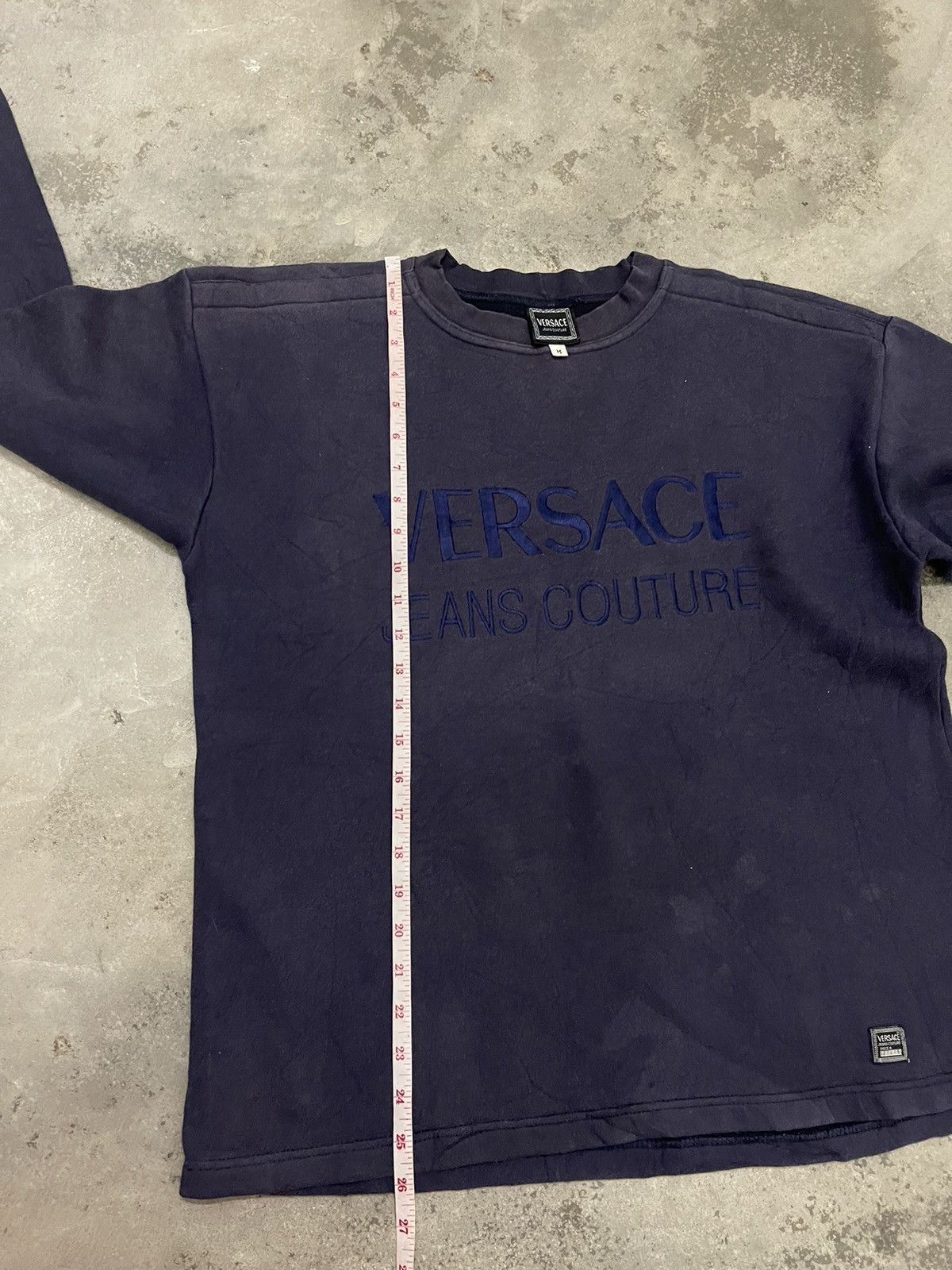 Versace Jeans Couture Vintage Versace Jeans Couture Sweater Big Spellout Logo Size US M / EU 48-50 / 2 - 12 Thumbnail