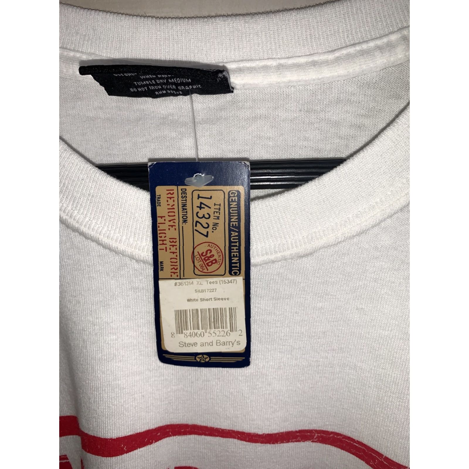 Vintage VINTAGE Steve & Barry's White Graphic T Shirt Adult XL NWT Crew Neck Short Sleeve Unisex 90s Y2K Funny Comfort Cotton Clothing Size US XL / EU 56 / 4 - 4 Thumbnail