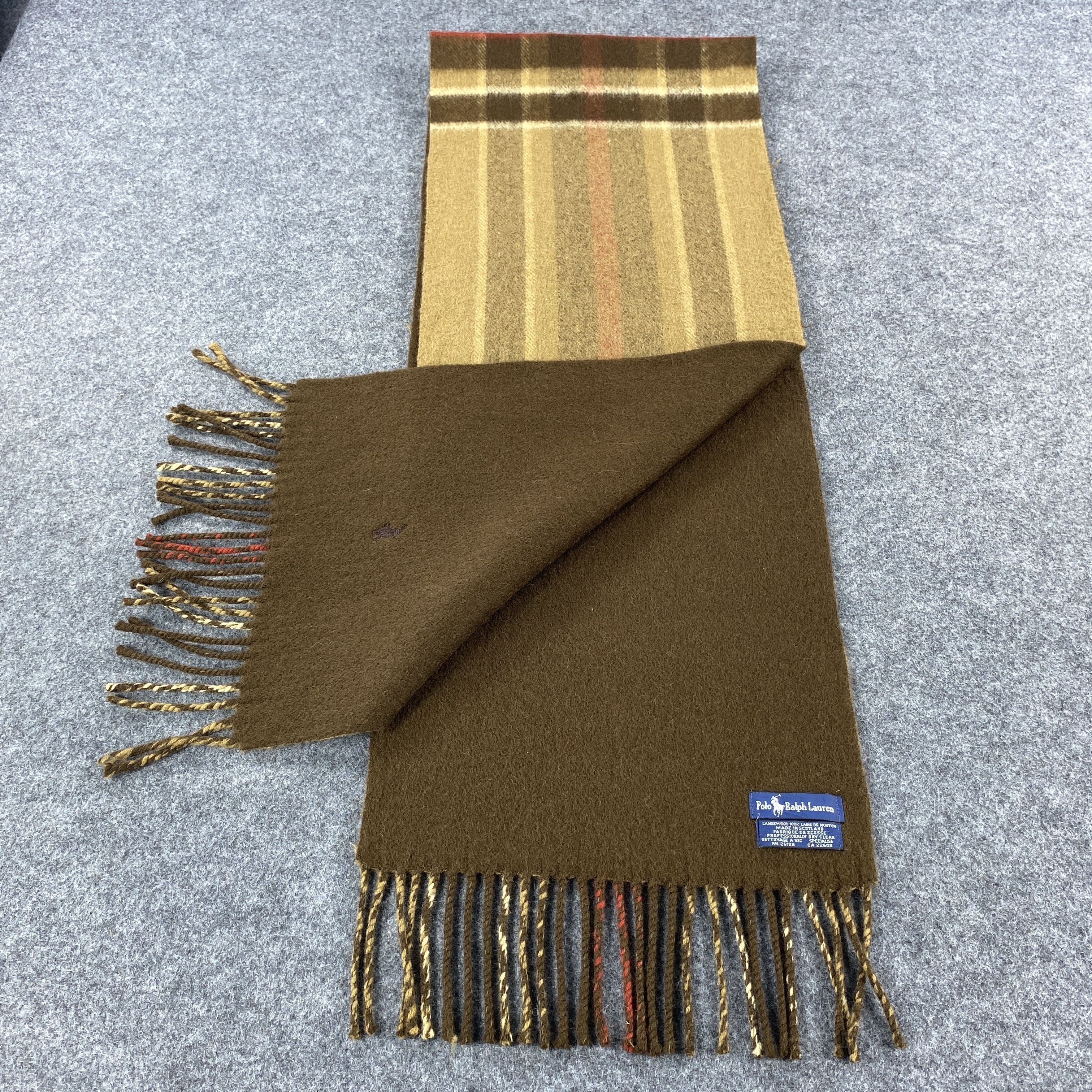 Polo Ralph Lauren × Vintage Polo Ralph Lauren Scarf # Muffler # Neckwear # D615 Size ONE SIZE - 6 Thumbnail
