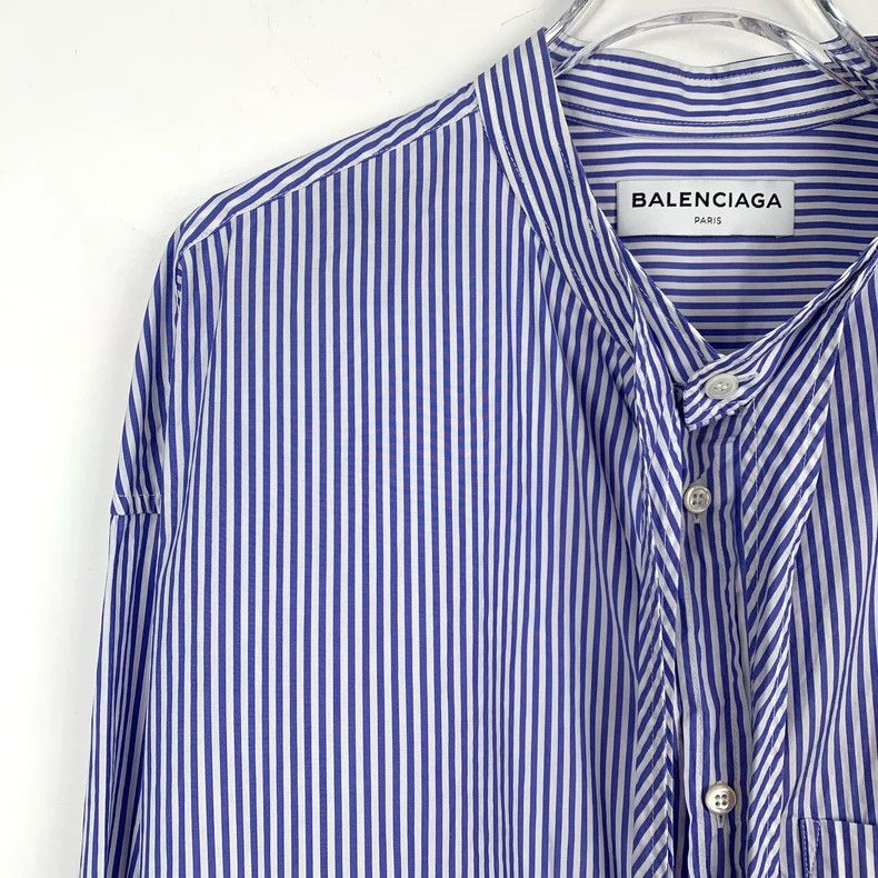 Other Balenciaga size 36 Blue striped logo monogrammed cotton la Size XS / US 0-2 / IT 36-38 - 3 Thumbnail