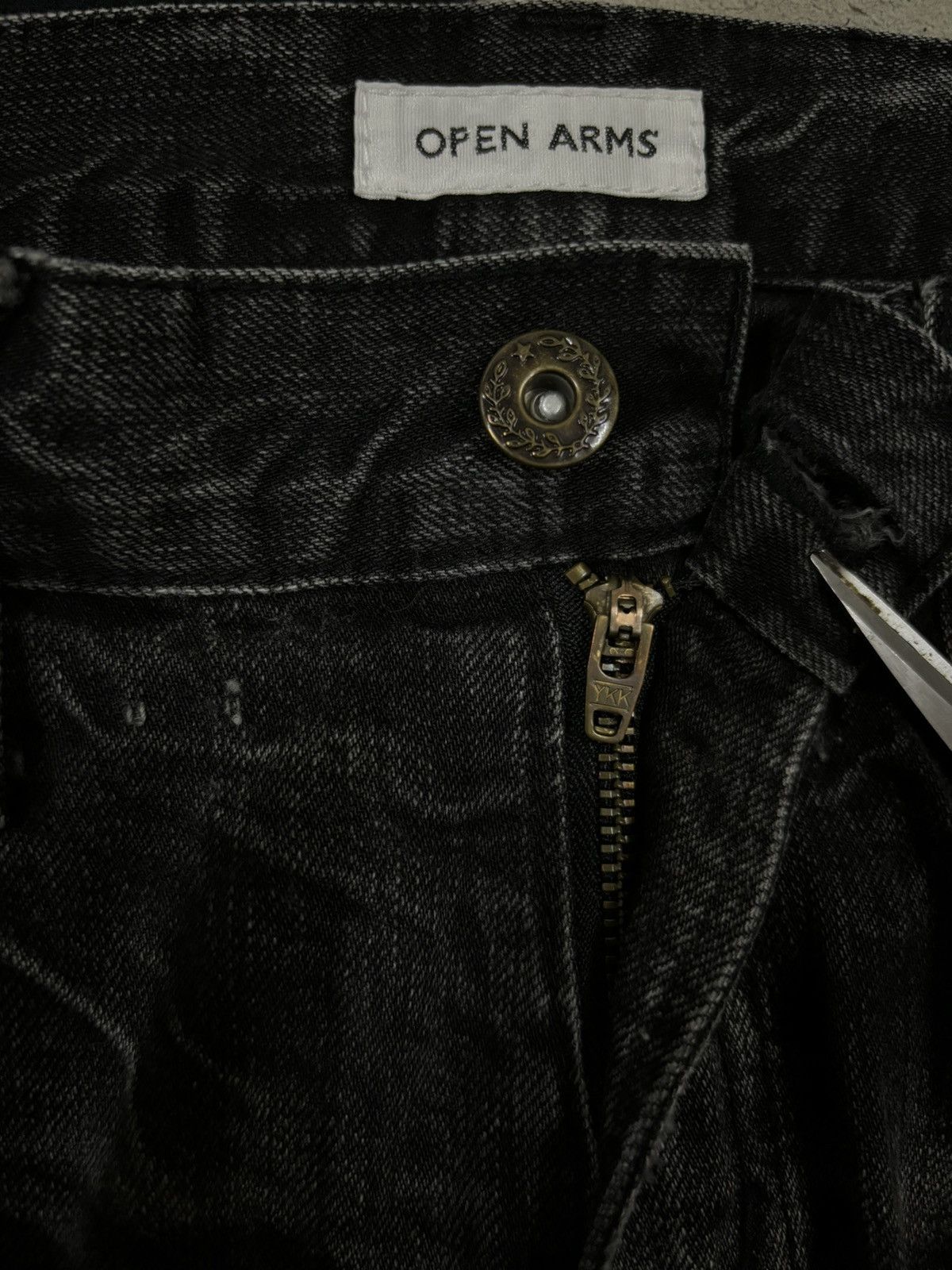 If Six Was Nine Vintage Japanese Brand Whiskers Faded Loose Distressed Jeans Size US 32 / EU 48 - 4 Thumbnail