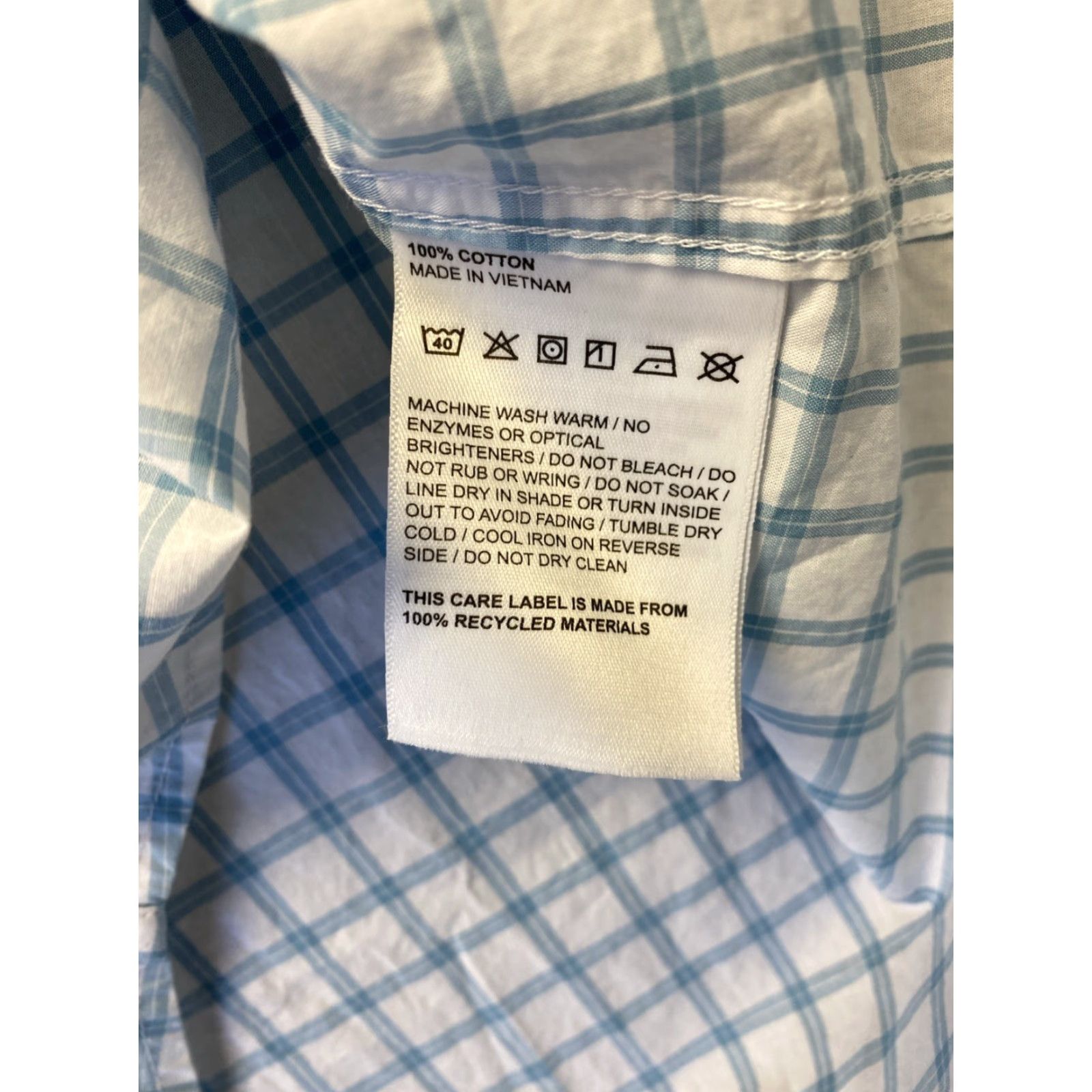 Rodd & Gunn RODD & GUNN Sports Fit Button Up Shirt Mens L White Turquoise Long Sleeve /0093 Size US L / EU 52-54 / 3 - 7 Thumbnail