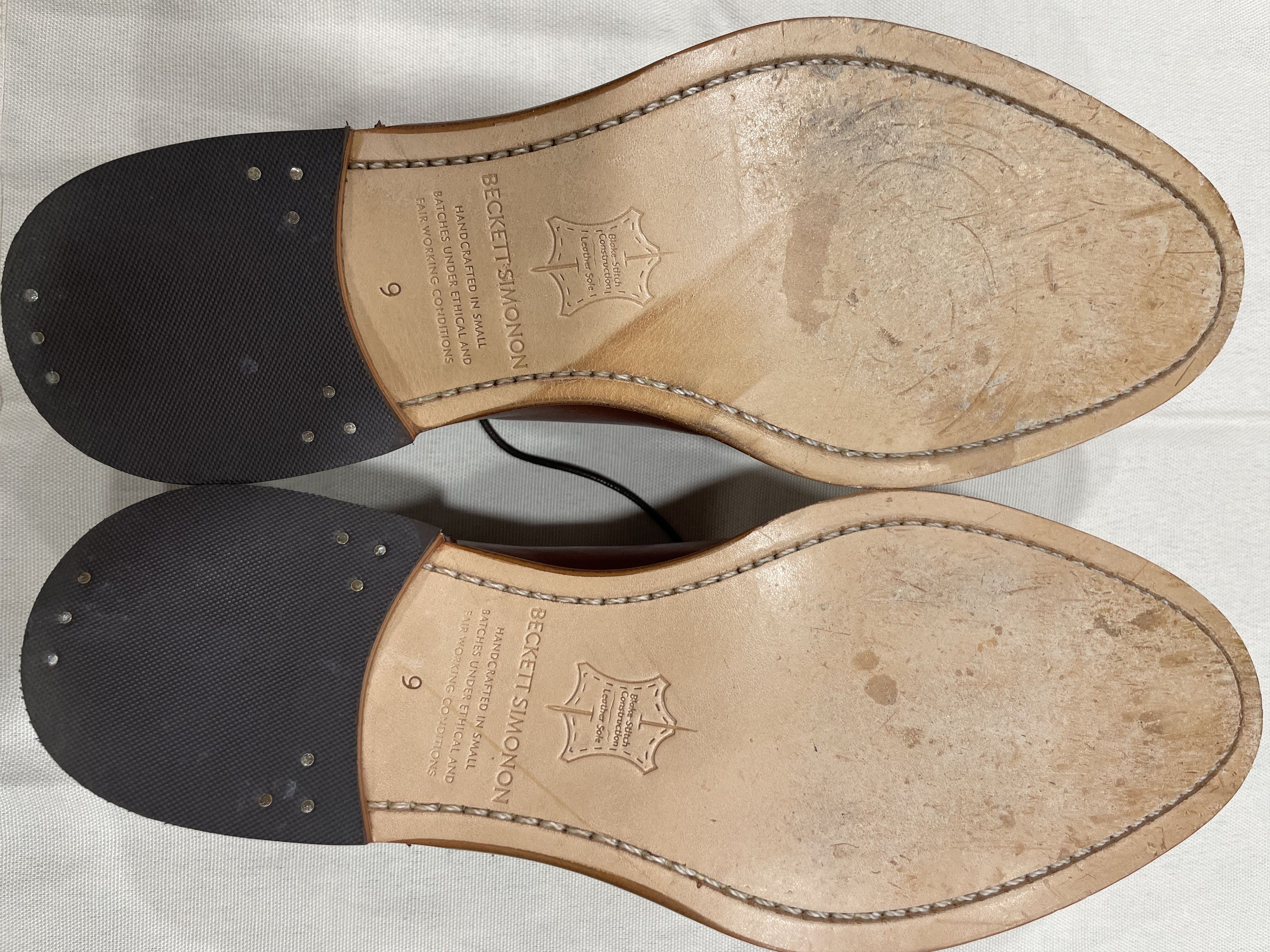 Beckett Simonon Durant Oxford in Oak Size US 9 / EU 42 - 7 Thumbnail