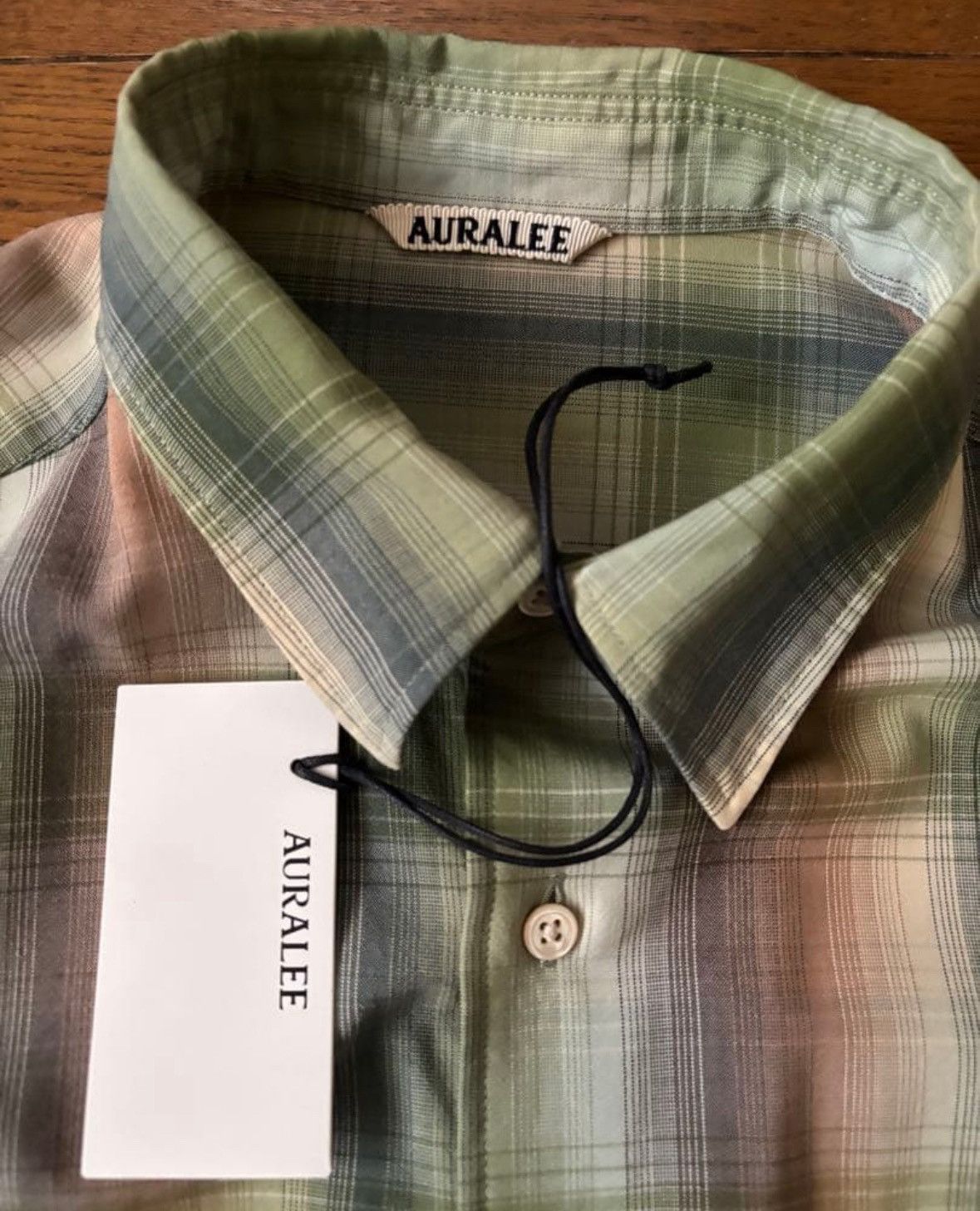 Auralee BNWT Auralee Wool Plaid Check Shirt Size US M / EU 48-50 / 2 - 2 Thumbnail