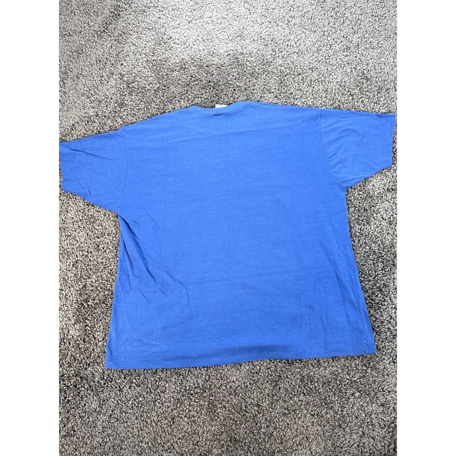 Vintage VINTAGE Looney Tunes T-Shirt Mens 2XL Blue Tasmanian Devil Cartoon 90s Shirt Mens Blues NTSC Size US XXL / EU 58 / 5 - 5 Thumbnail