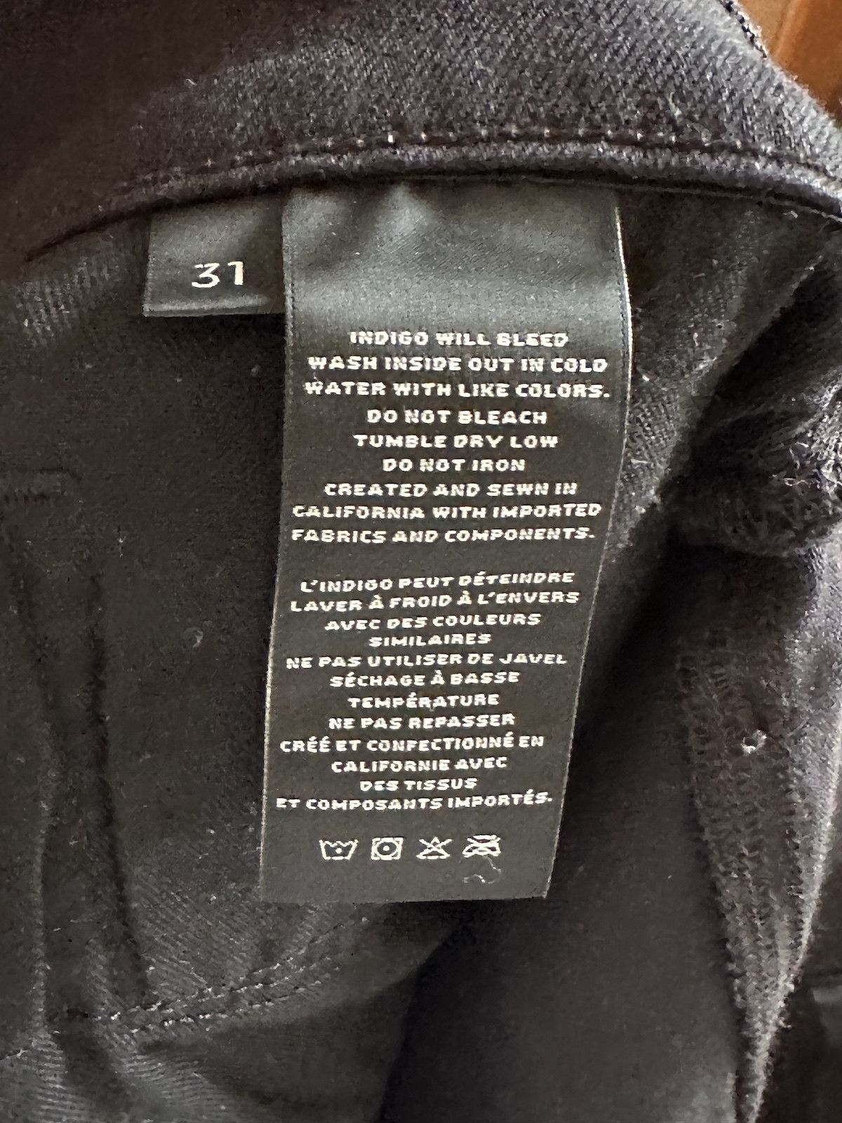 J Brand Black Denim Jeans Size US 31 - 5 Thumbnail