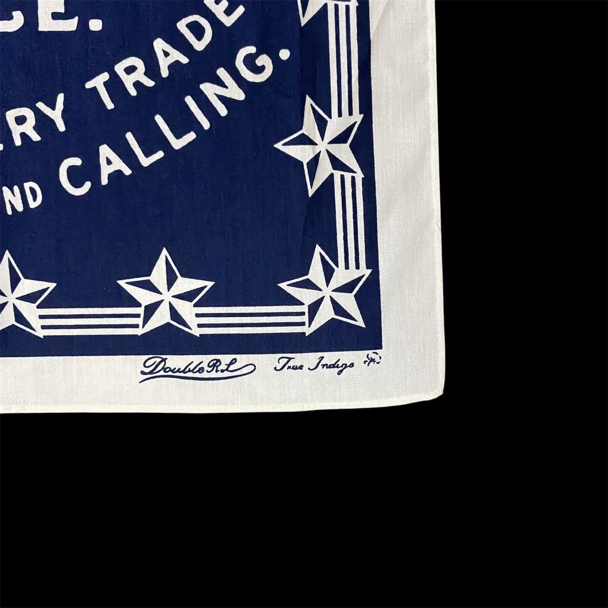RRL Ralph Lauren ‼️LAST DROP‼️ RRL Bandana True Indigo Blue Size ONE SIZE - 10 Thumbnail